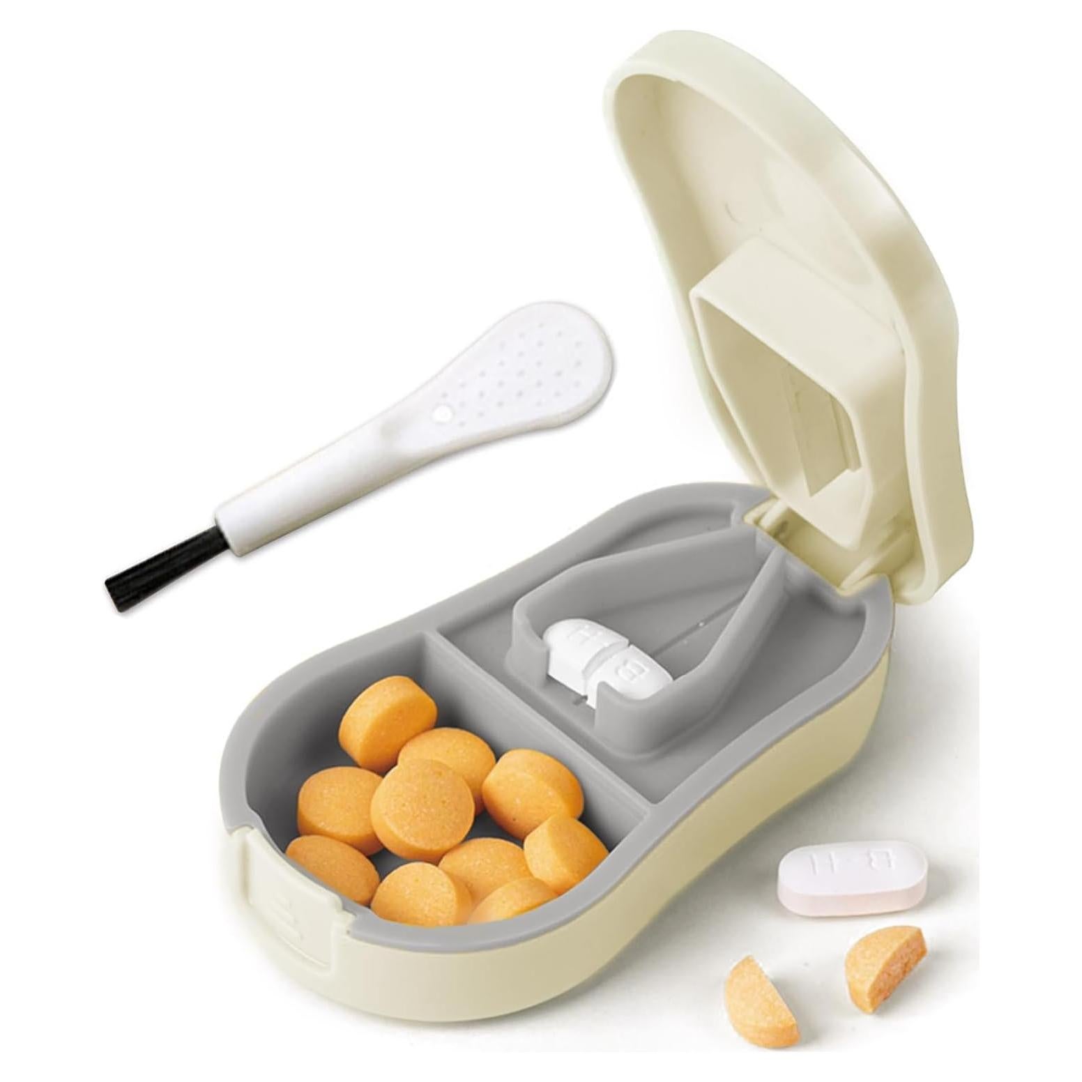 Cortador de Pastillas FANSTINOW Beige - Precisión y Almacenamiento