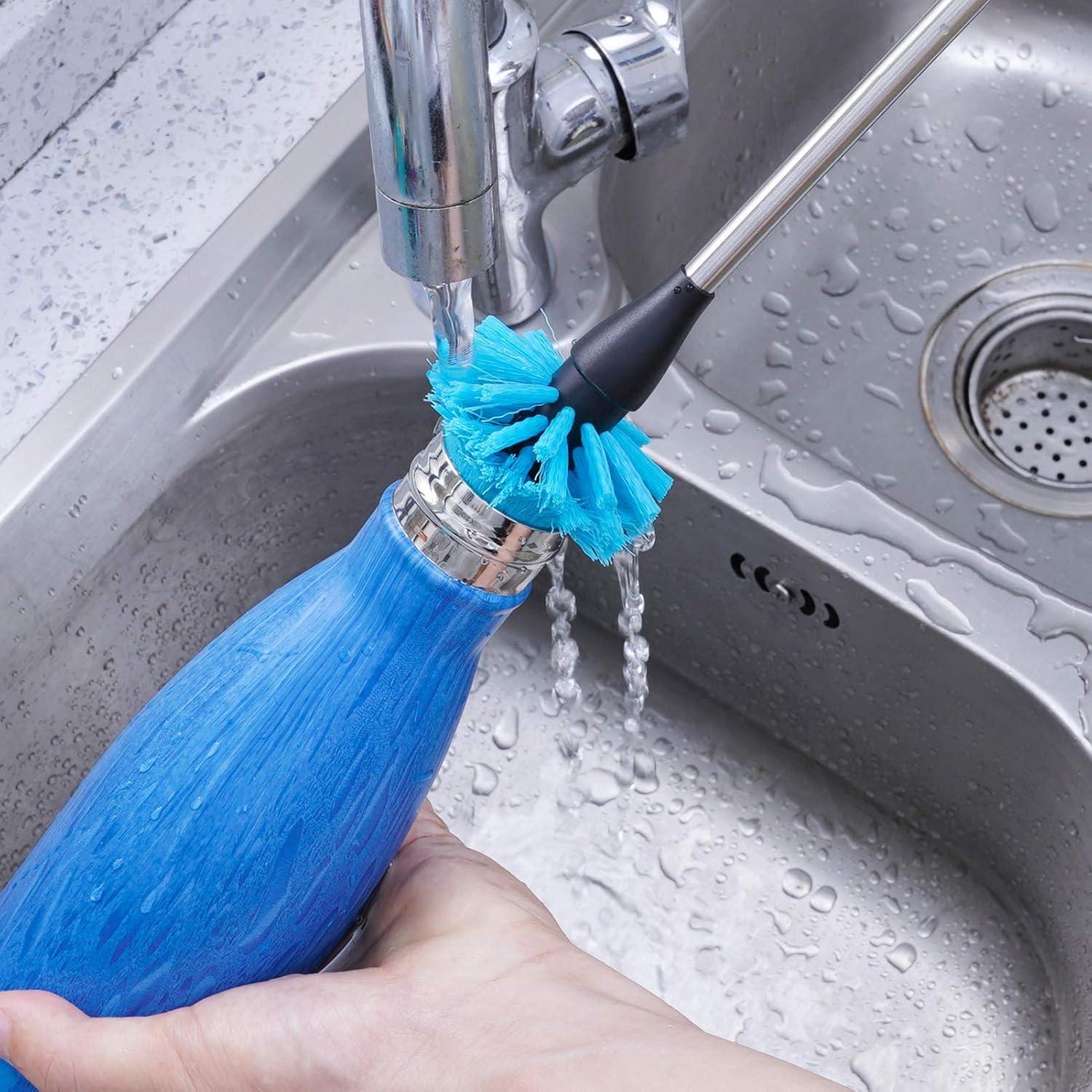 Cepillo para Botellas de Agua MOSOLAN 33 cm - Paquete de 2