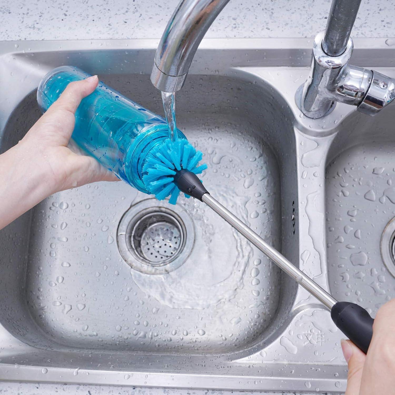 Cepillo para Botellas de Agua MOSOLAN 33 cm - Paquete de 2