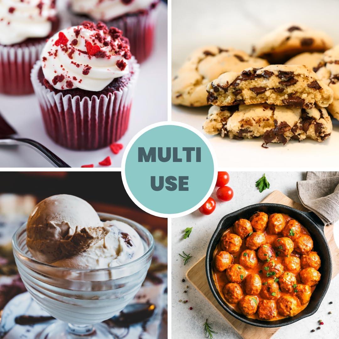 Cucharón de Helado Fuzzelut #12 Acero Inoxidable 80ml