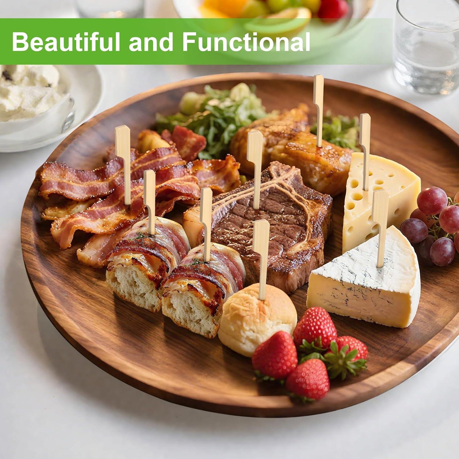 Palillos de Cóctel de Bambú FATLODA 3.5" 1200PCS