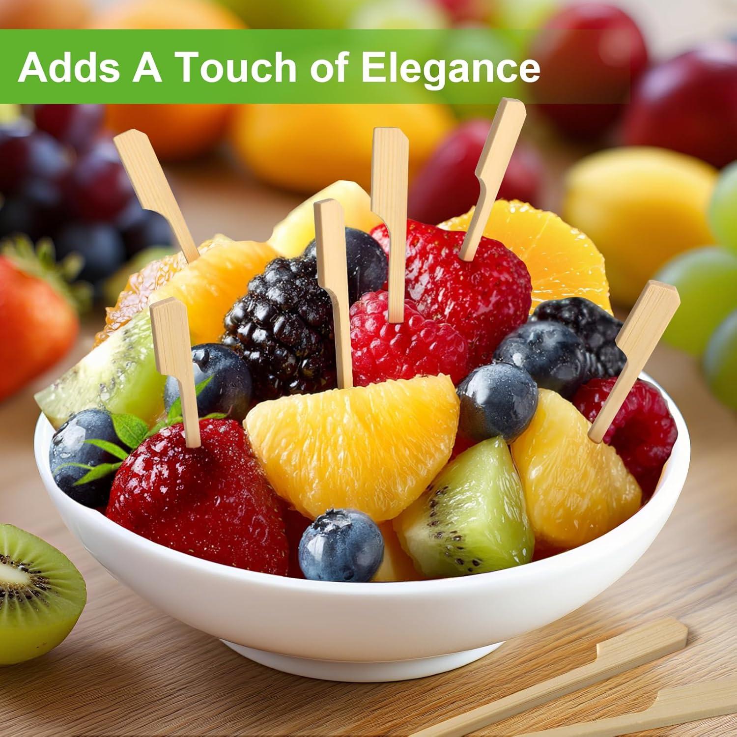 Palillos de Cóctel de Bambú FATLODA 3.5" 1200PCS