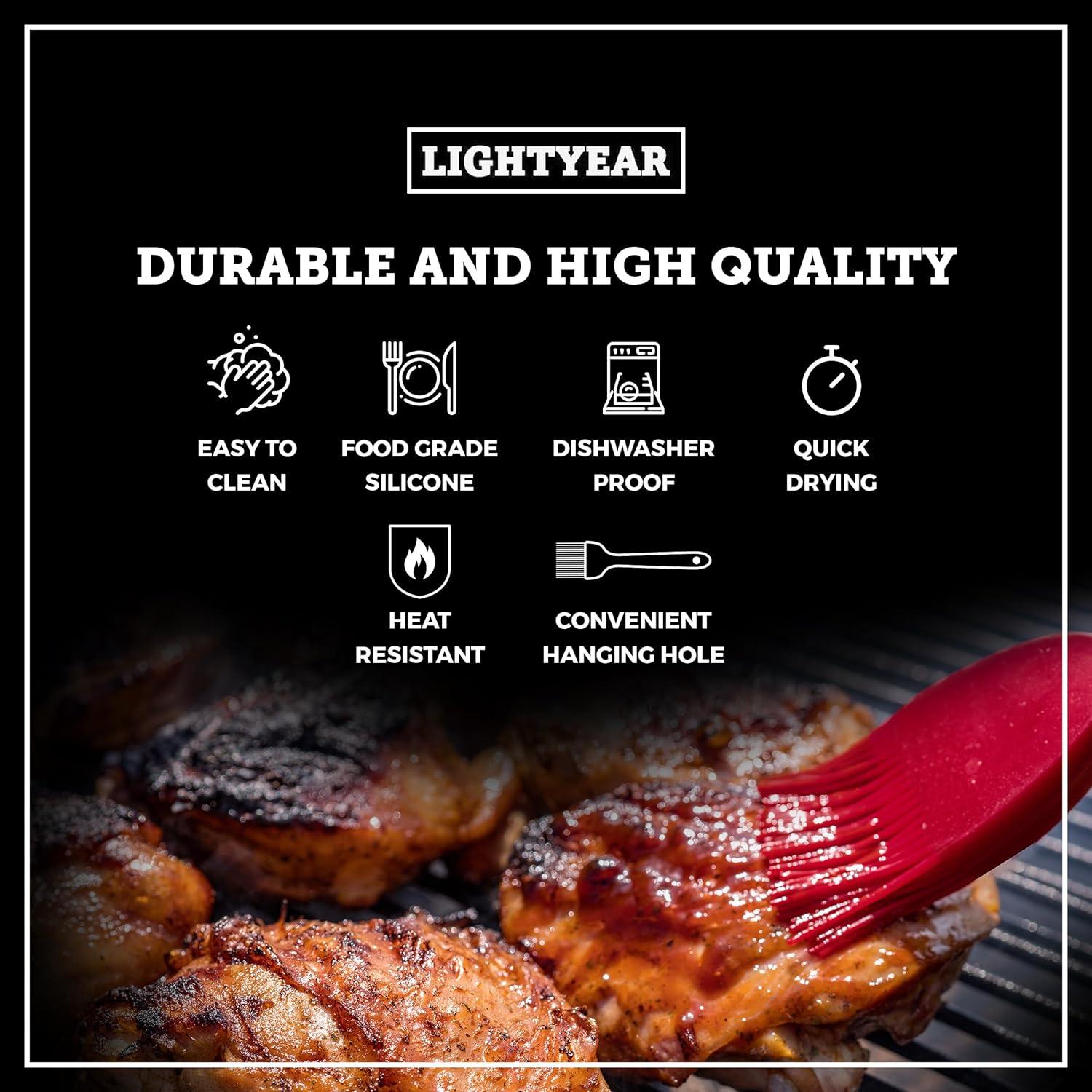 Juego de Brochas de Silicona Lightyear - 2 Pcs Resistente al Calor