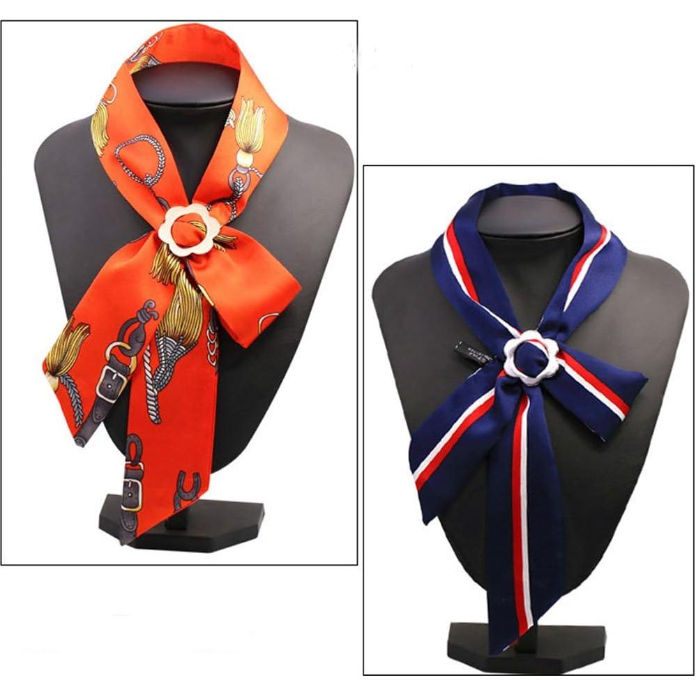 Anillo de Bufanda YANQINQINI para Mujeres 3.9 cm Accesorio