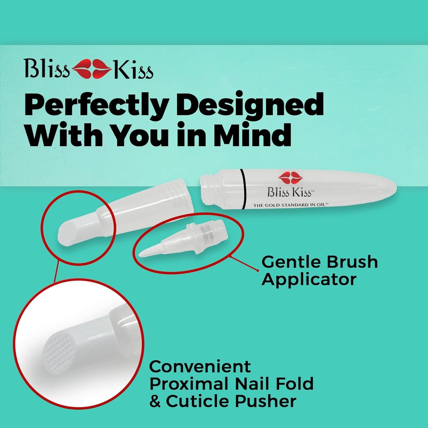 Bolígrafo Recargable de Aceite para Cutículas Bliss Kiss 8ml