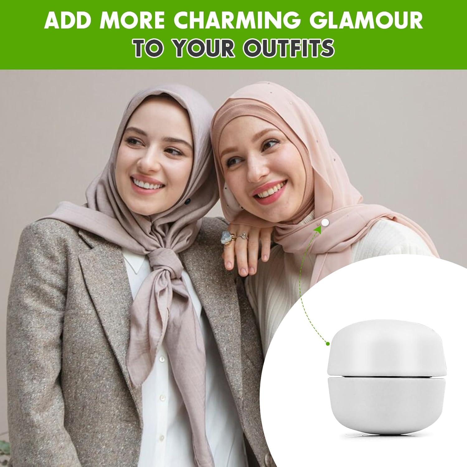 Pines Magnéticos VSKIZ para Hijab - Paquete de 4 Piezas