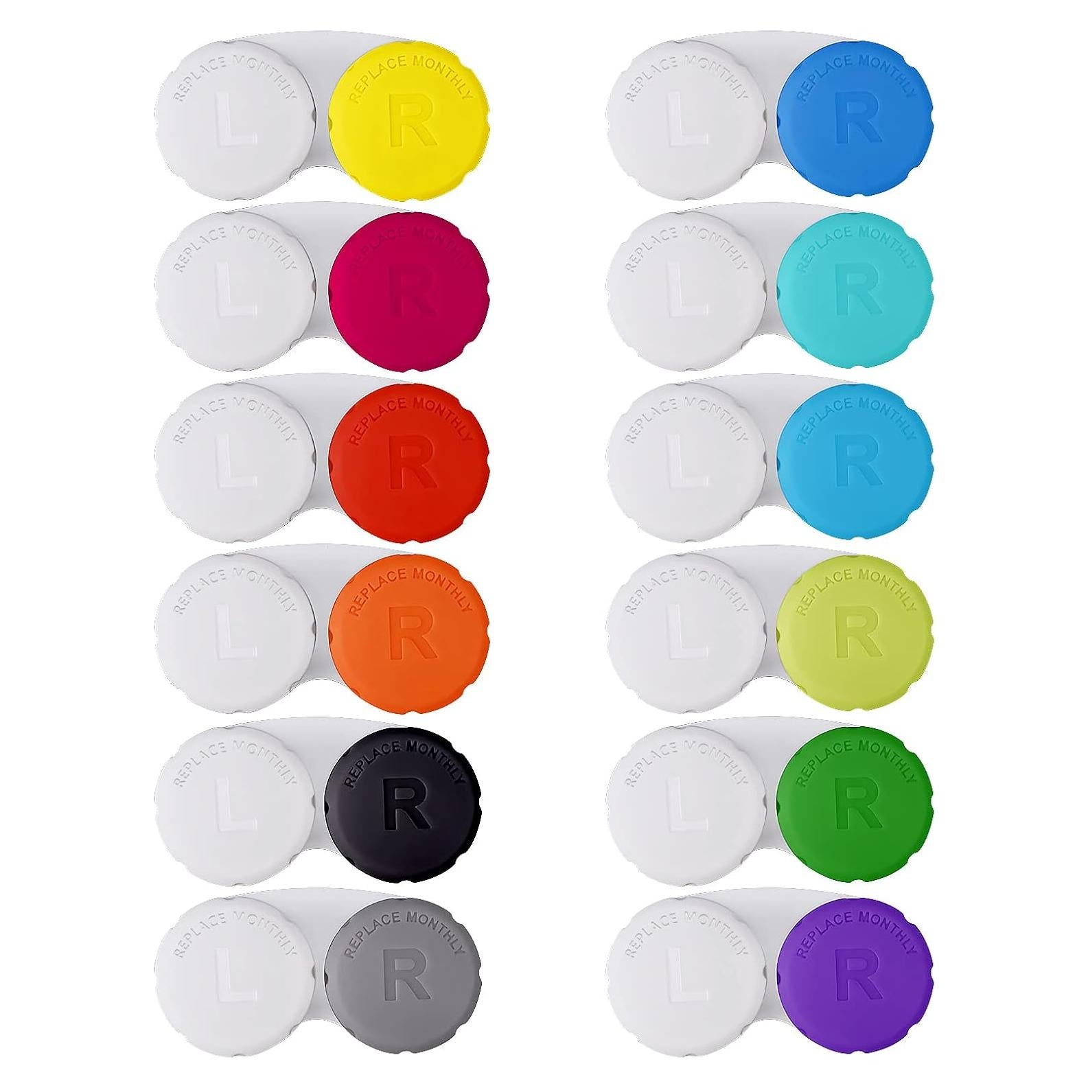 Estuche para Lentes de Contacto Lasiyanor 12 Piezas Multicolor