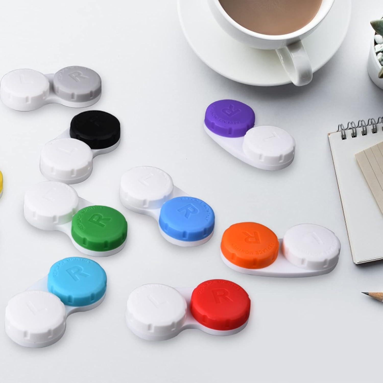 Estuche para Lentes de Contacto Lasiyanor 12 Piezas Multicolor