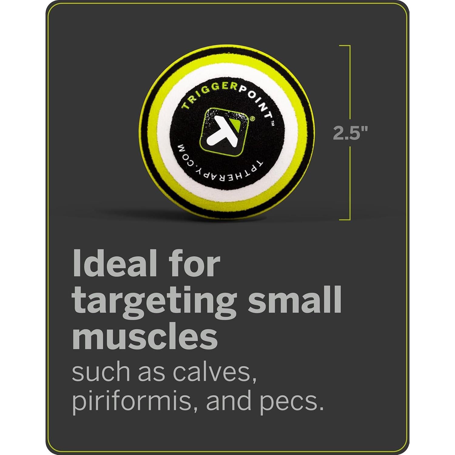 Bola de Masaje TriggerPoint MB1 - Espuma EVA 6.6 cm - Alivio Muscular