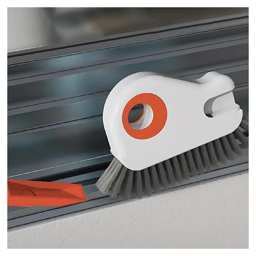 Cepillo de limpieza de ranuras de ventana Lazynice 2 en 1