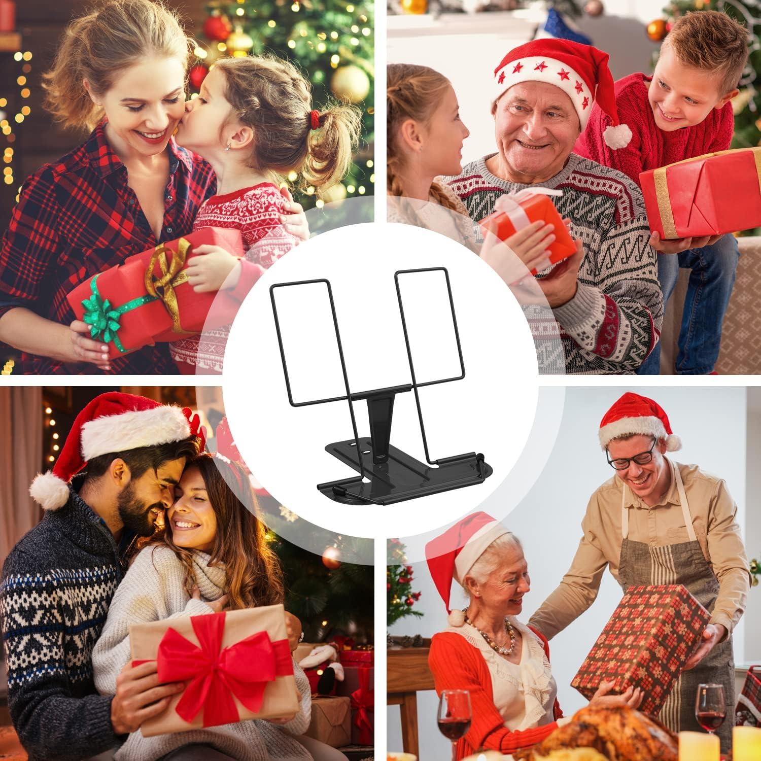 Soporte de Libro MSDADA Plegable Ajustable Negro Metal