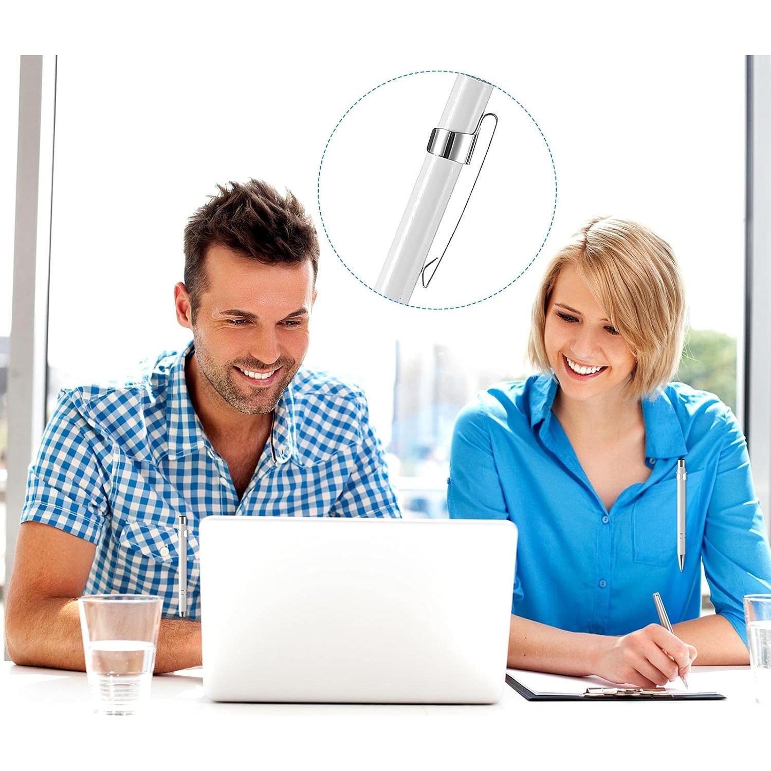 Clips de Metal Zonon para Lápiz y Bolígrafo - 20 Piezas