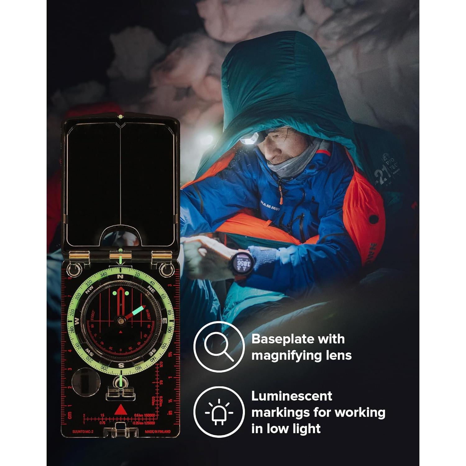 Brújula Suunto MC-2 Profesional para Excursionistas