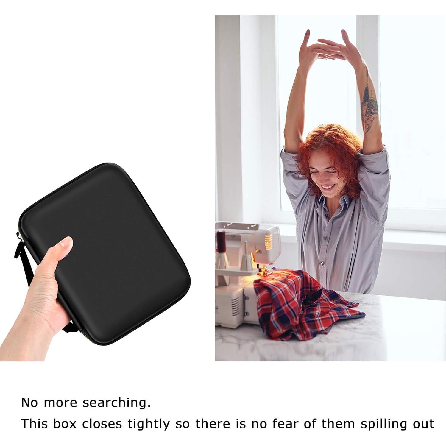 Soporte Organizador de Bobinas ALKOO 63 Ranuras Negro