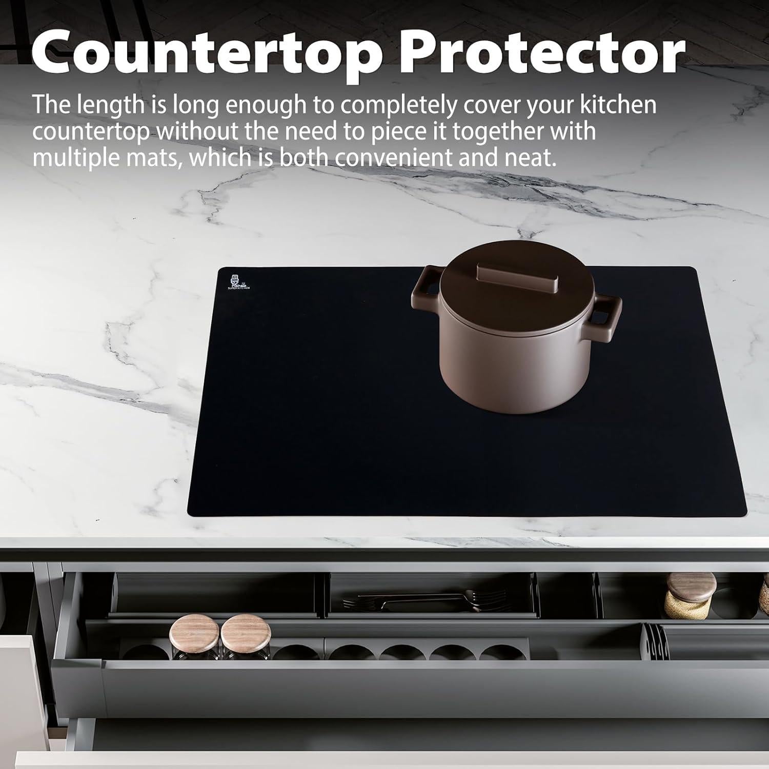 Alfombrilla de Silicona Resistente al Calor Folksy 59.4x39.6cm