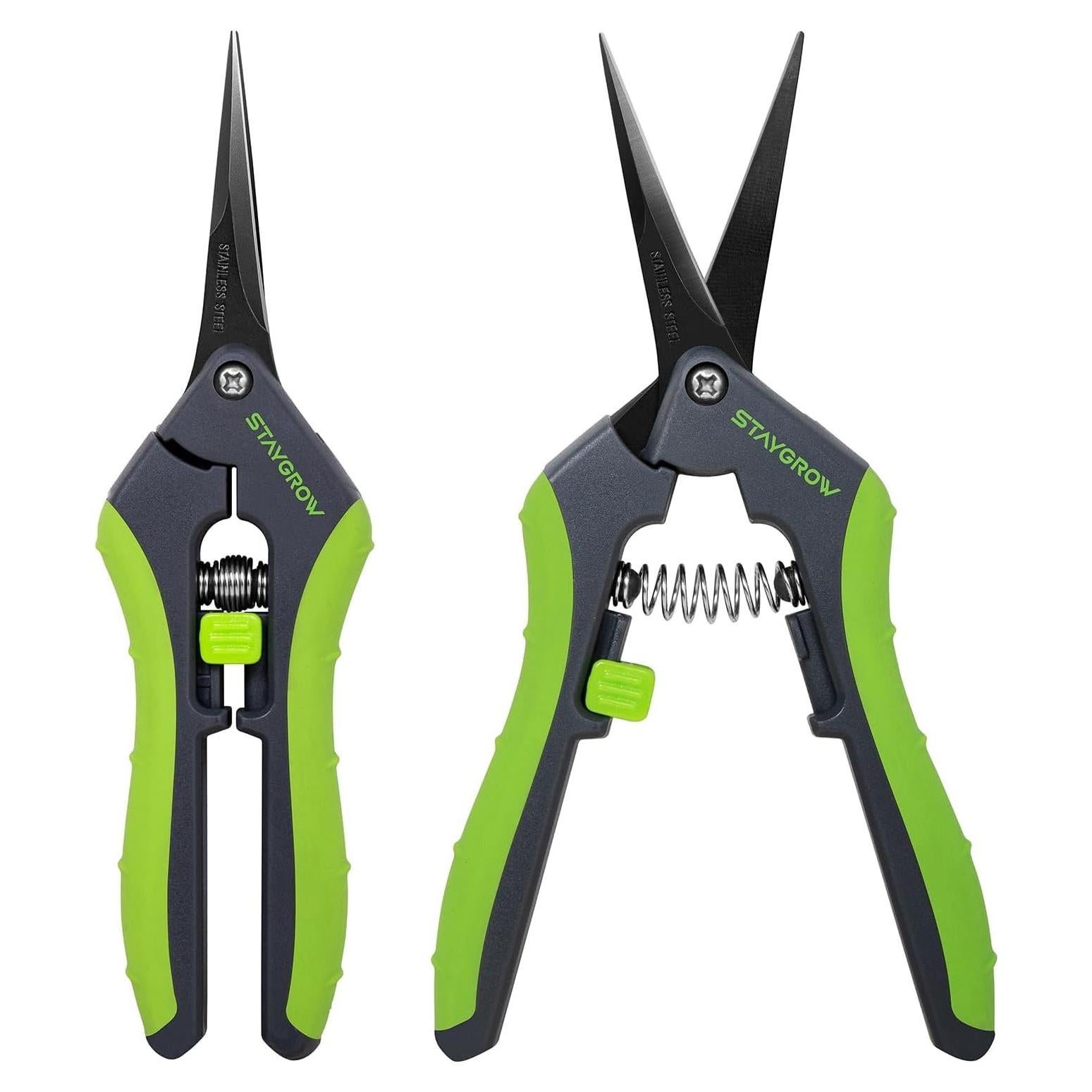 Tijeras de Podar STAYGROW 6.5" Acero Inoxidable 2 Piezas