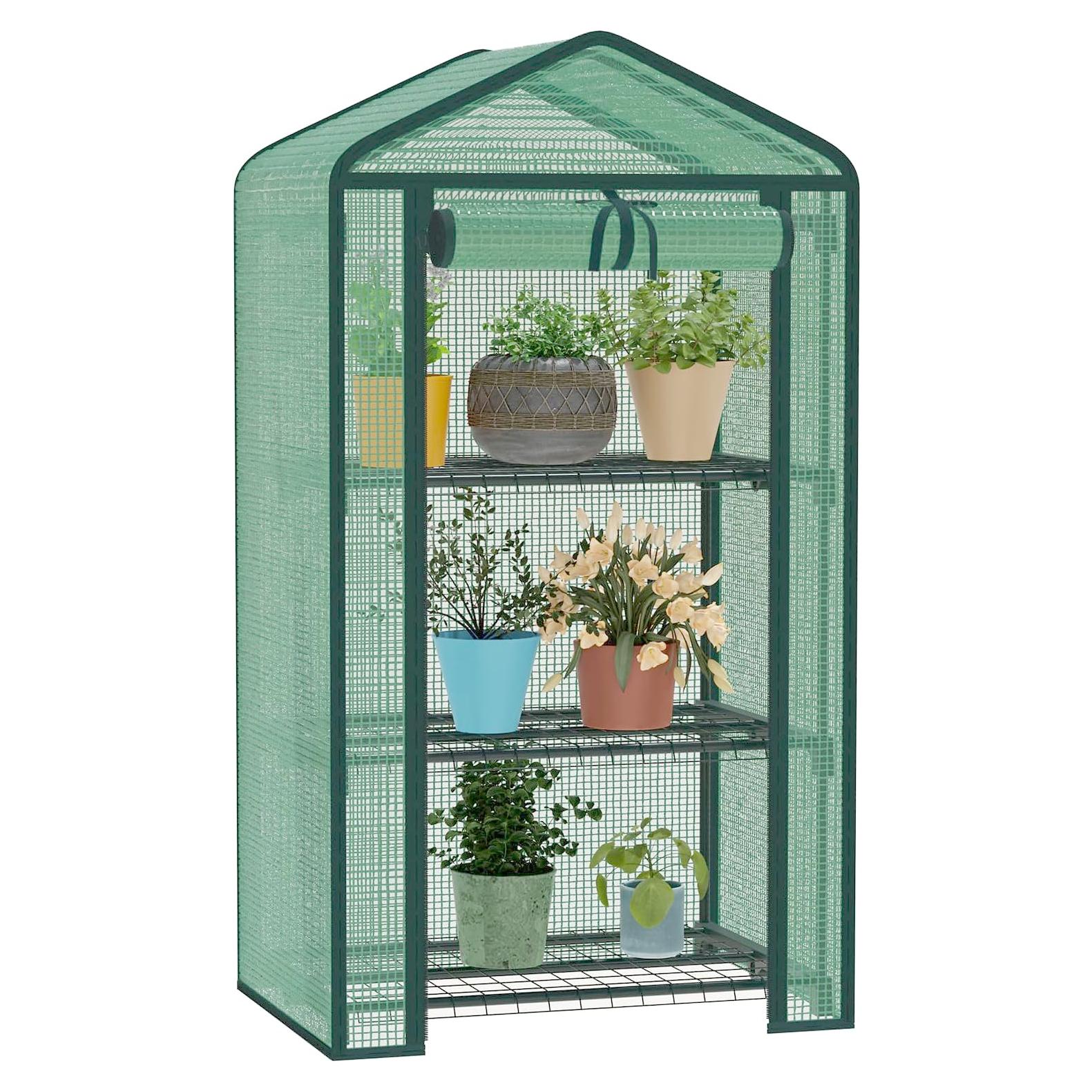 Invernadero Portátil TianC Beauty 3 Niveles con Cubierta PE