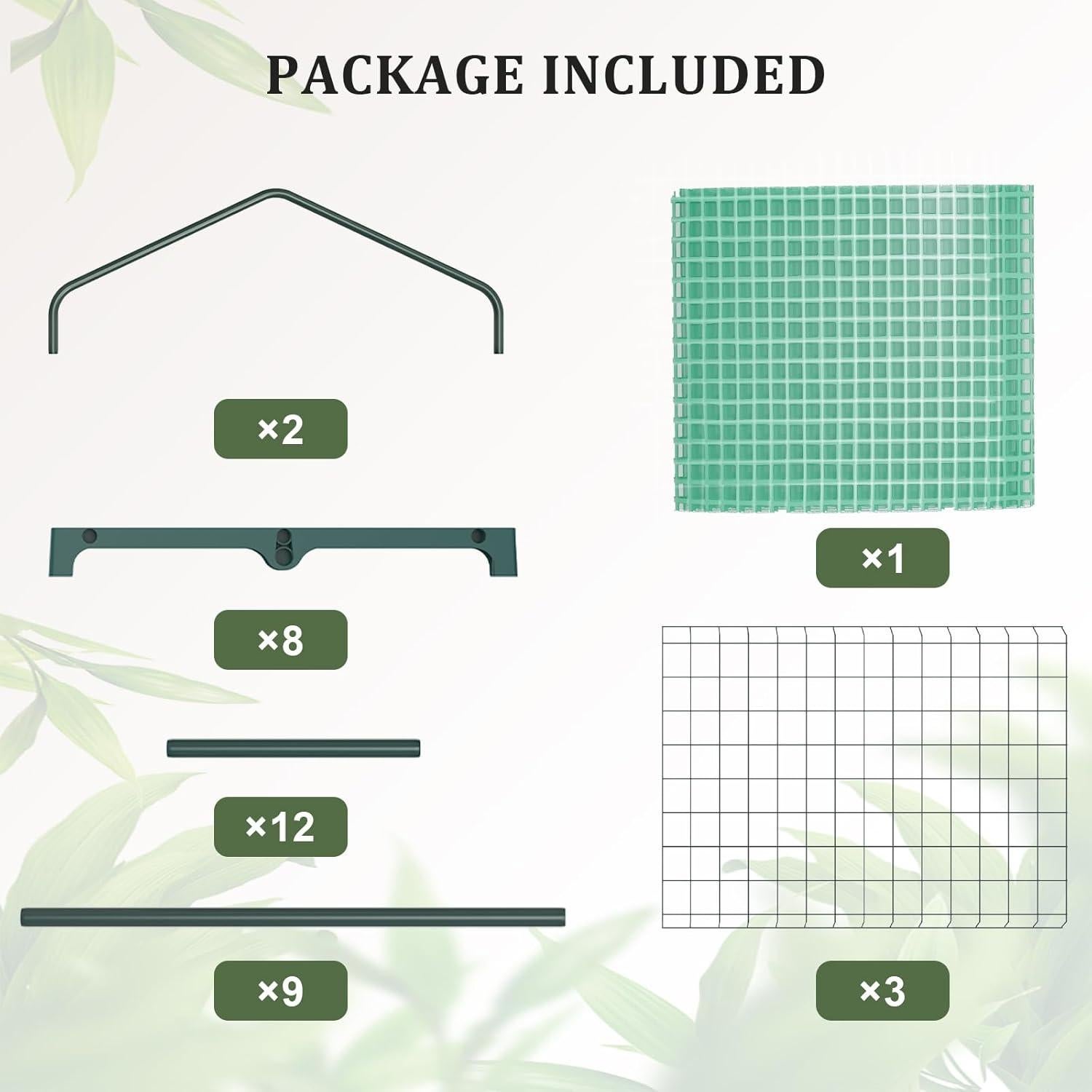 Invernadero Portátil TianC Beauty 3 Niveles con Cubierta PE