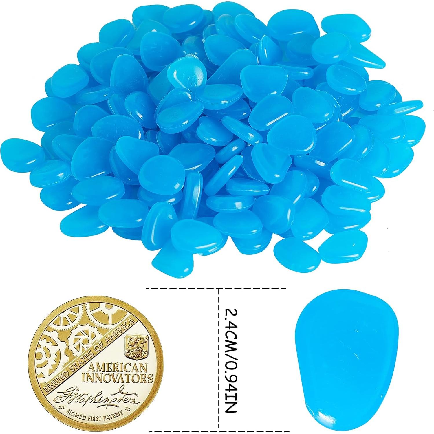 Piedras Luminiscentes OSOPOLA 150 PCS Azul Decorativas