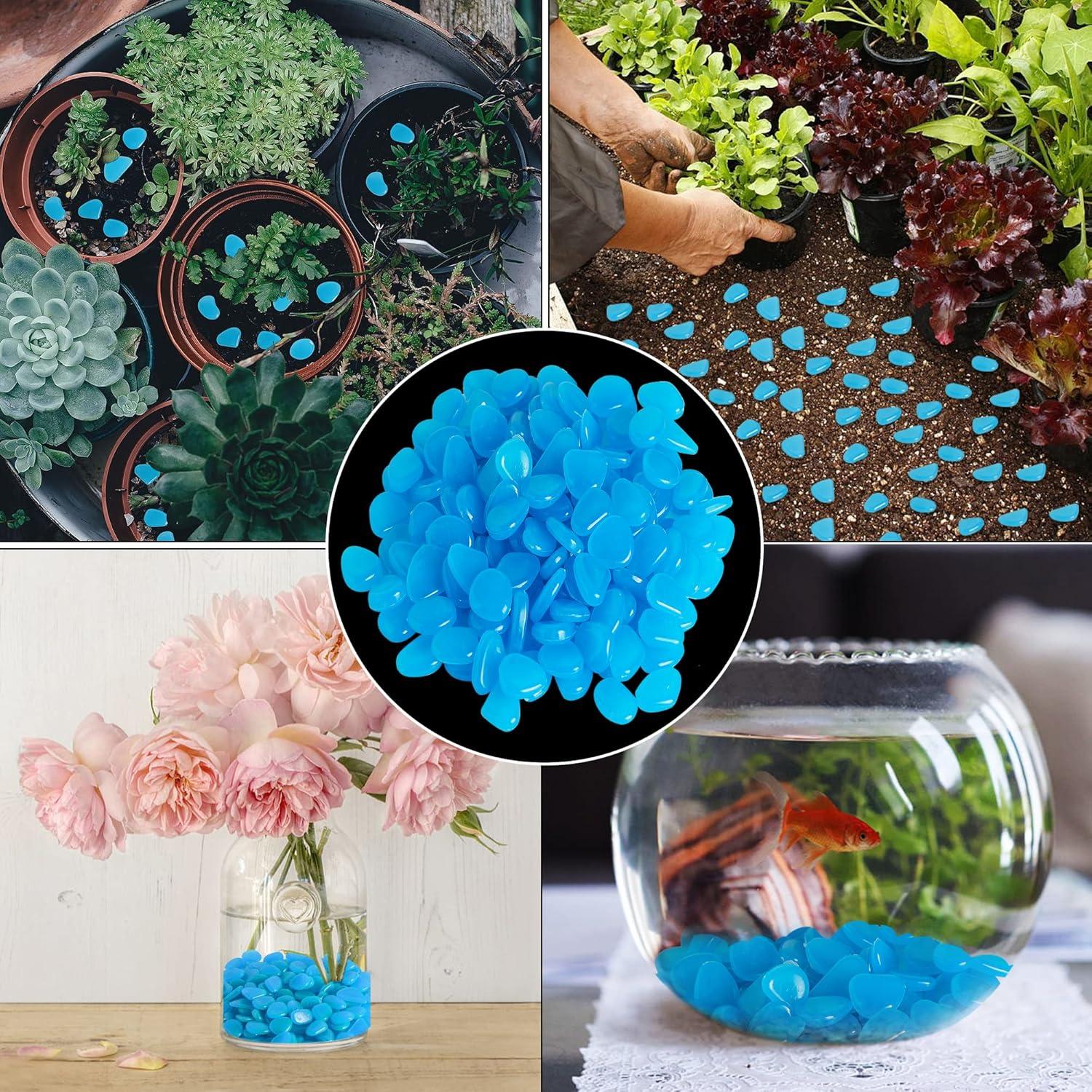 Piedras Luminiscentes OSOPOLA 150 PCS Azul Decorativas