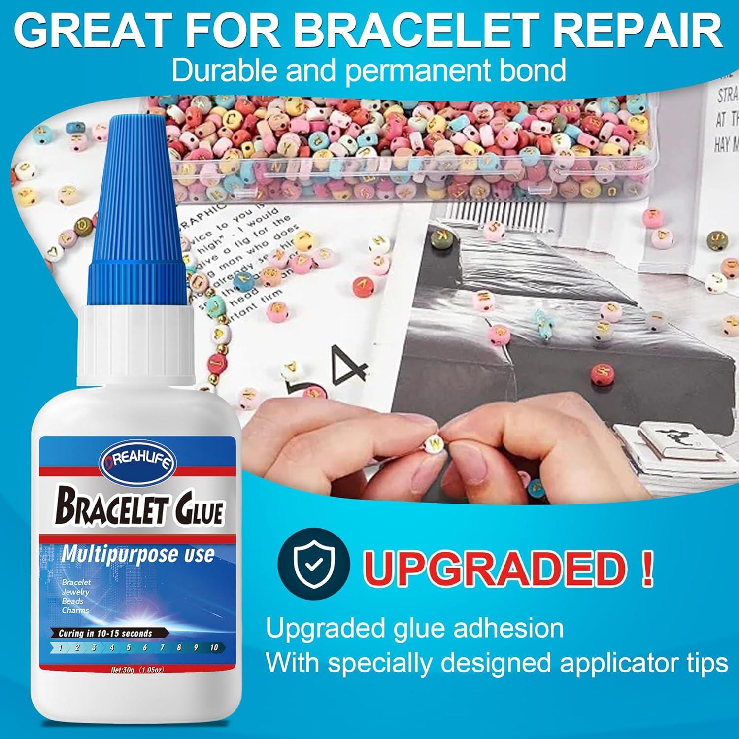 Pegamento para Joyería DREAHLIFE 30g - Adhesivo Claro para Pulseras