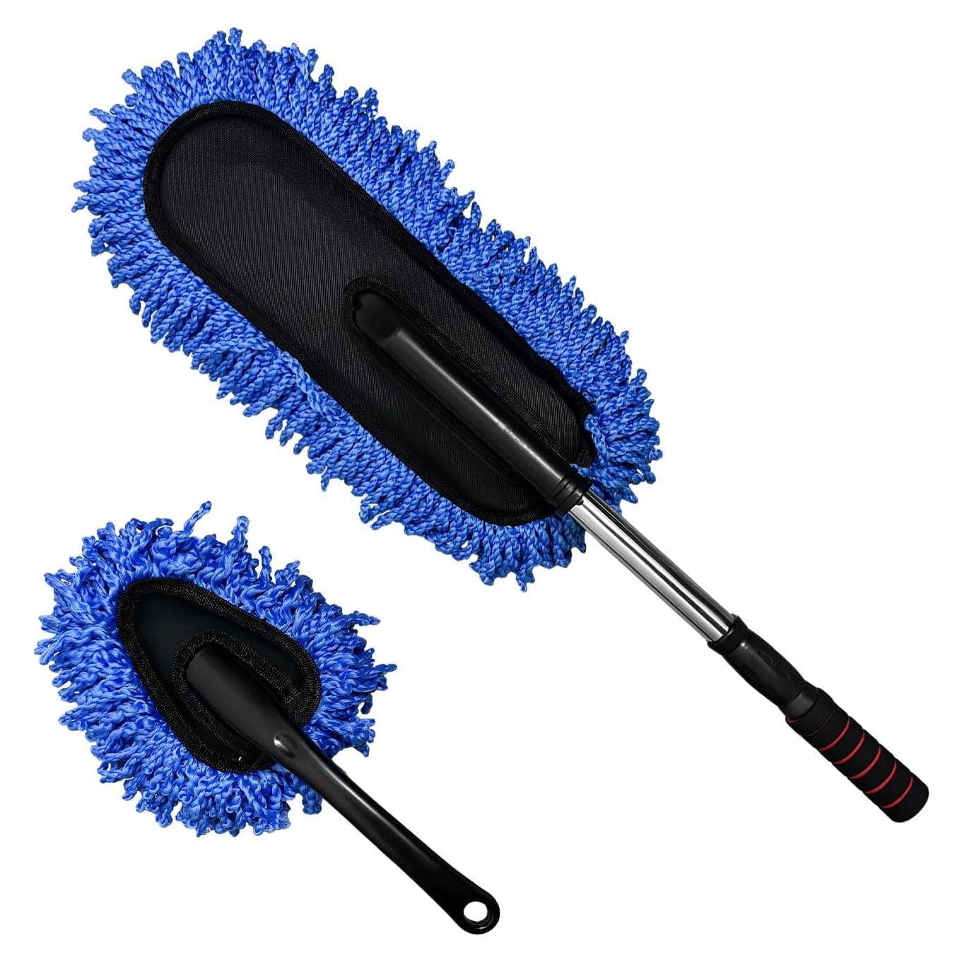 2 Plumones de Microfibra para Auto Sylvil, Limpieza Interior y Exterior