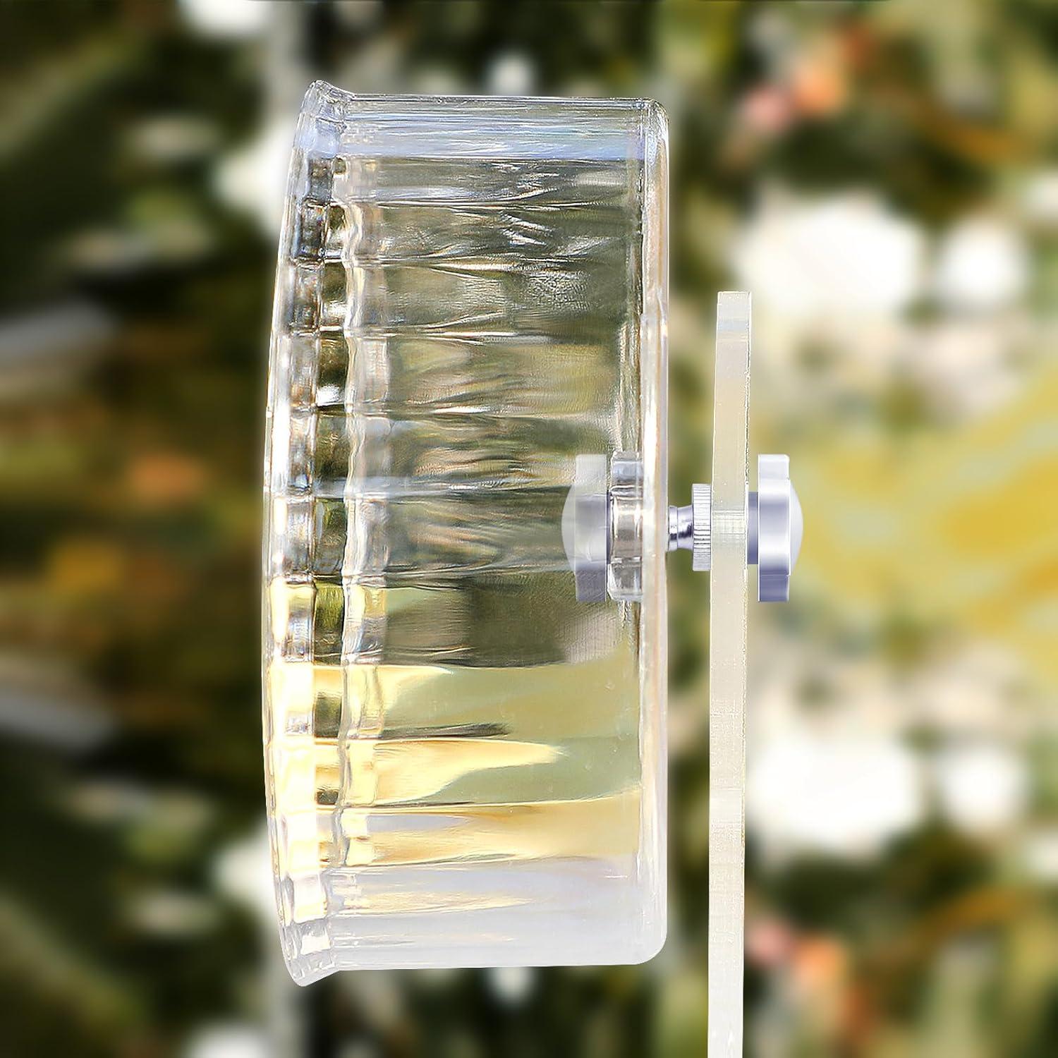 Rueda de Hámster Silenciosa lazYYzal 17.78 cm Transparente