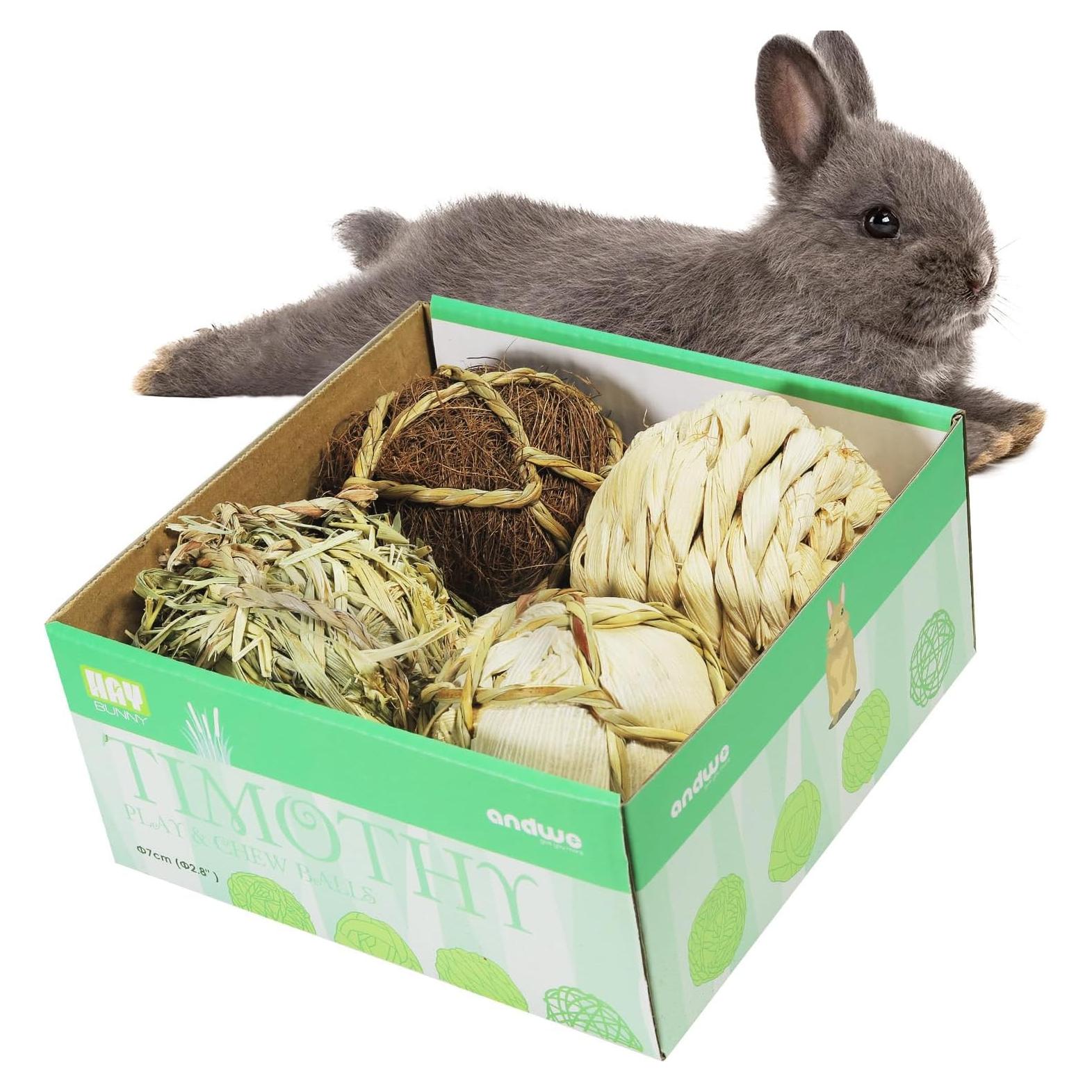 Pelotas de Juego para Mascotas Andwe - Paquete de 4