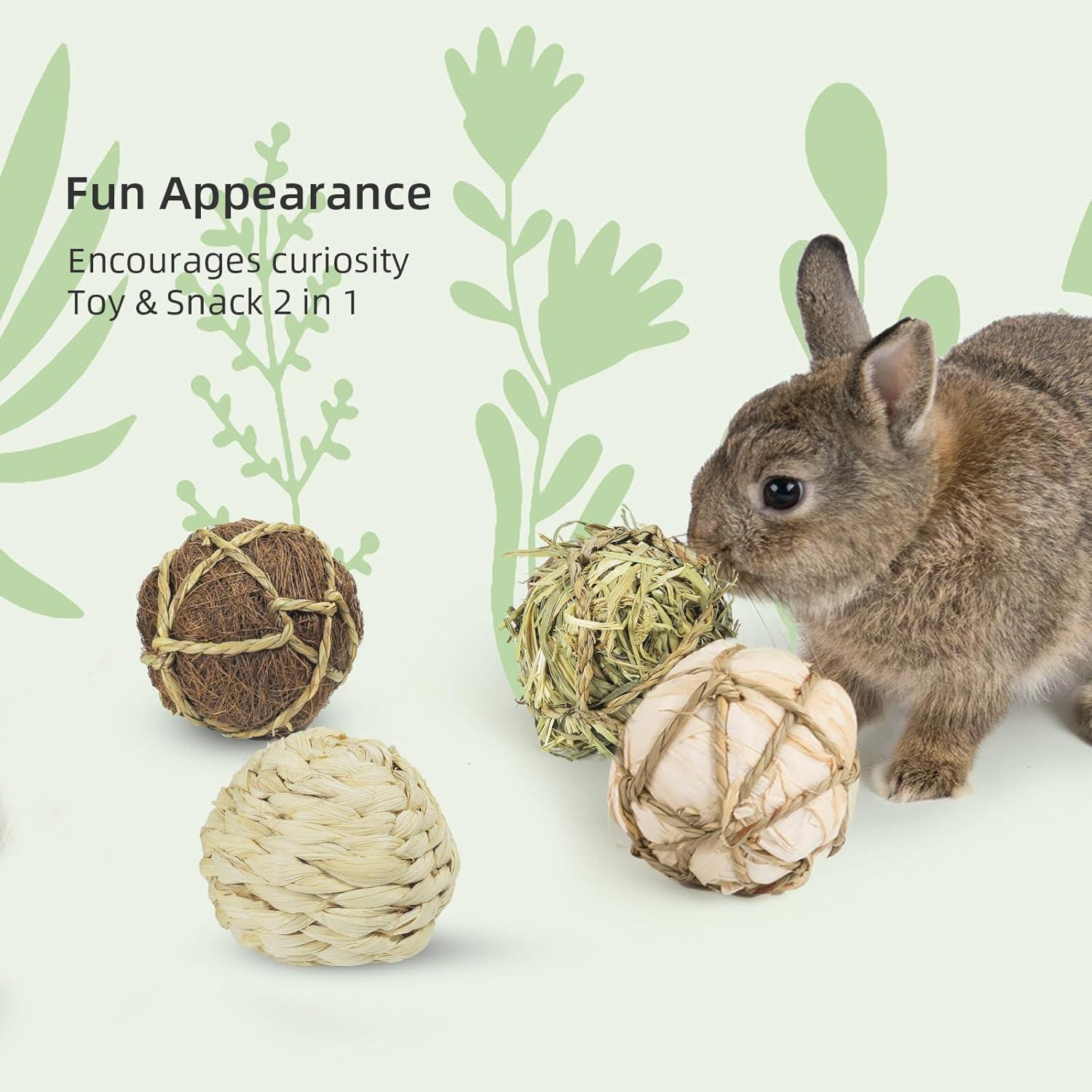 Pelotas de Juego para Mascotas Andwe - Paquete de 4