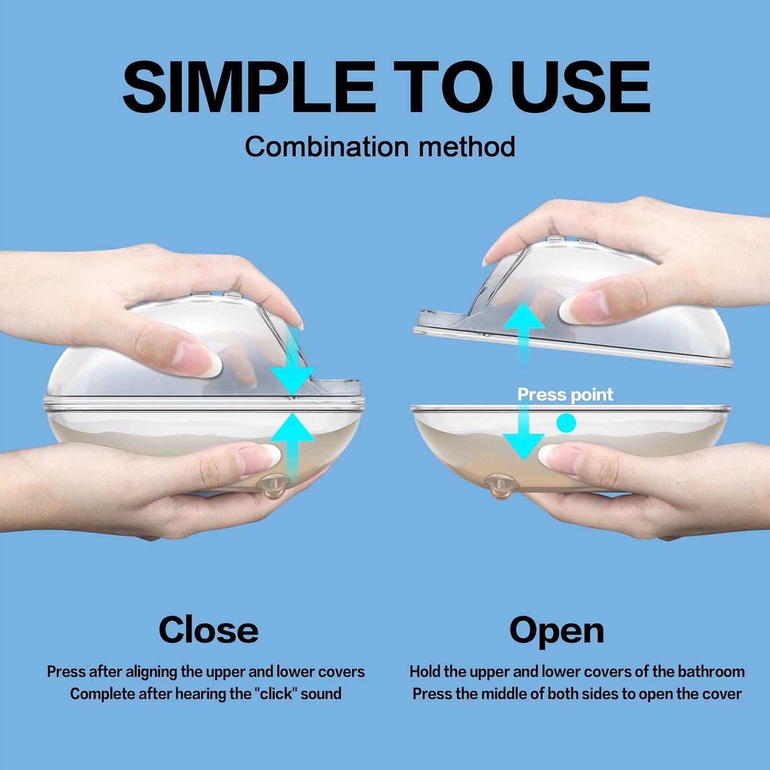 Baño de Hámster LazYYzal, Caja de Arena Espacial S 13.5x9.7x8.4 cm