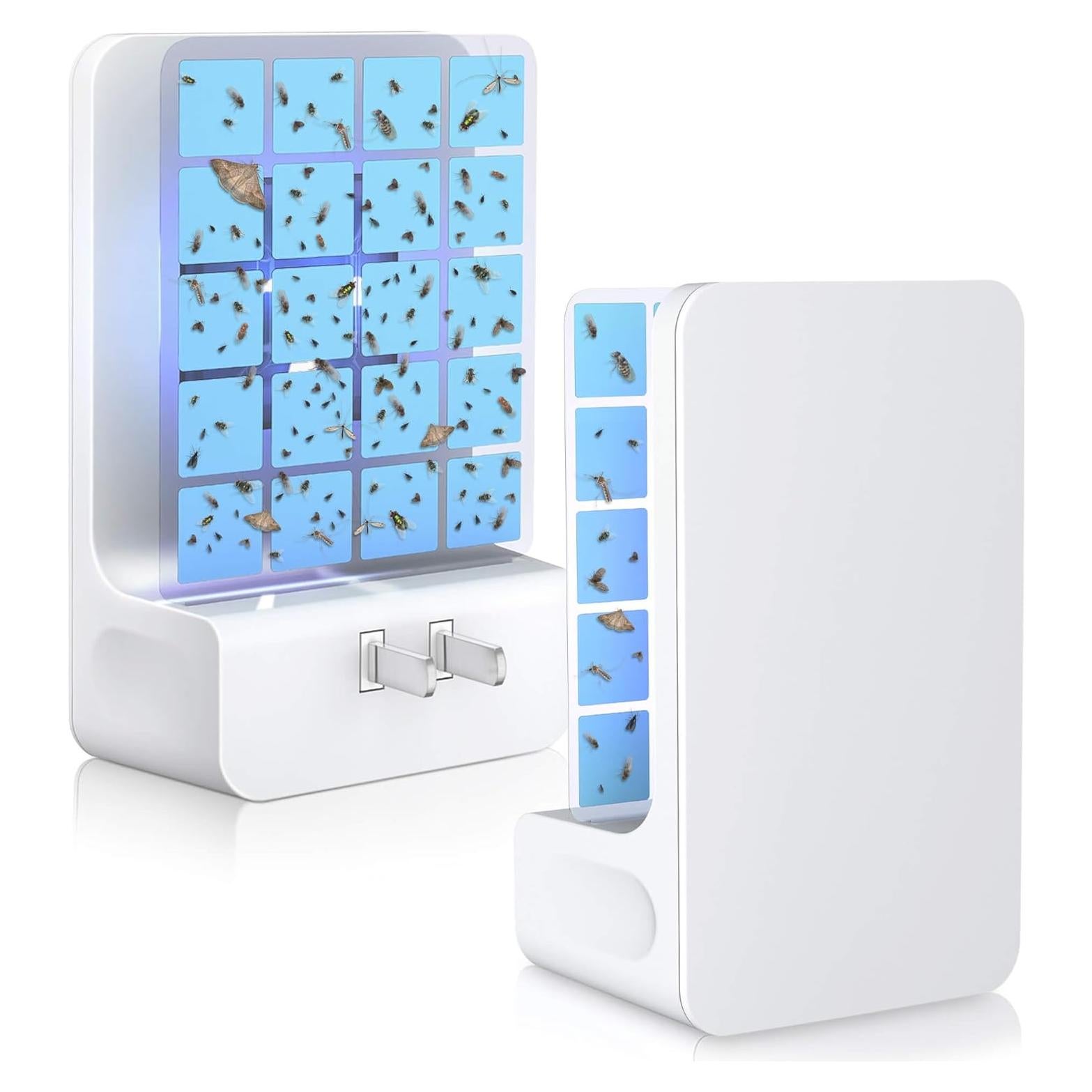 Trampa de Insectos Voladores WowCatch con Luz UV y Adhesivo Doble Cara