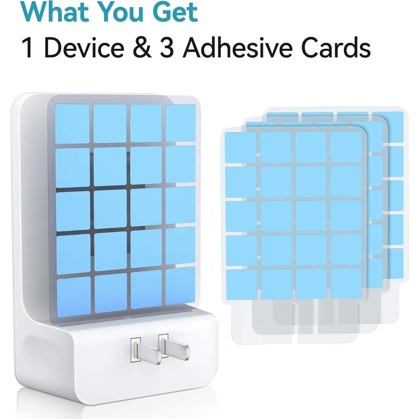 Trampa de Insectos Voladores WowCatch con Luz UV y Adhesivo Doble Cara