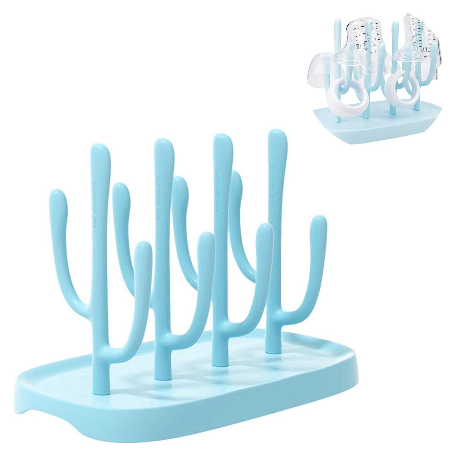 Soporte para Secado de Biberones YilulvDeng Azul