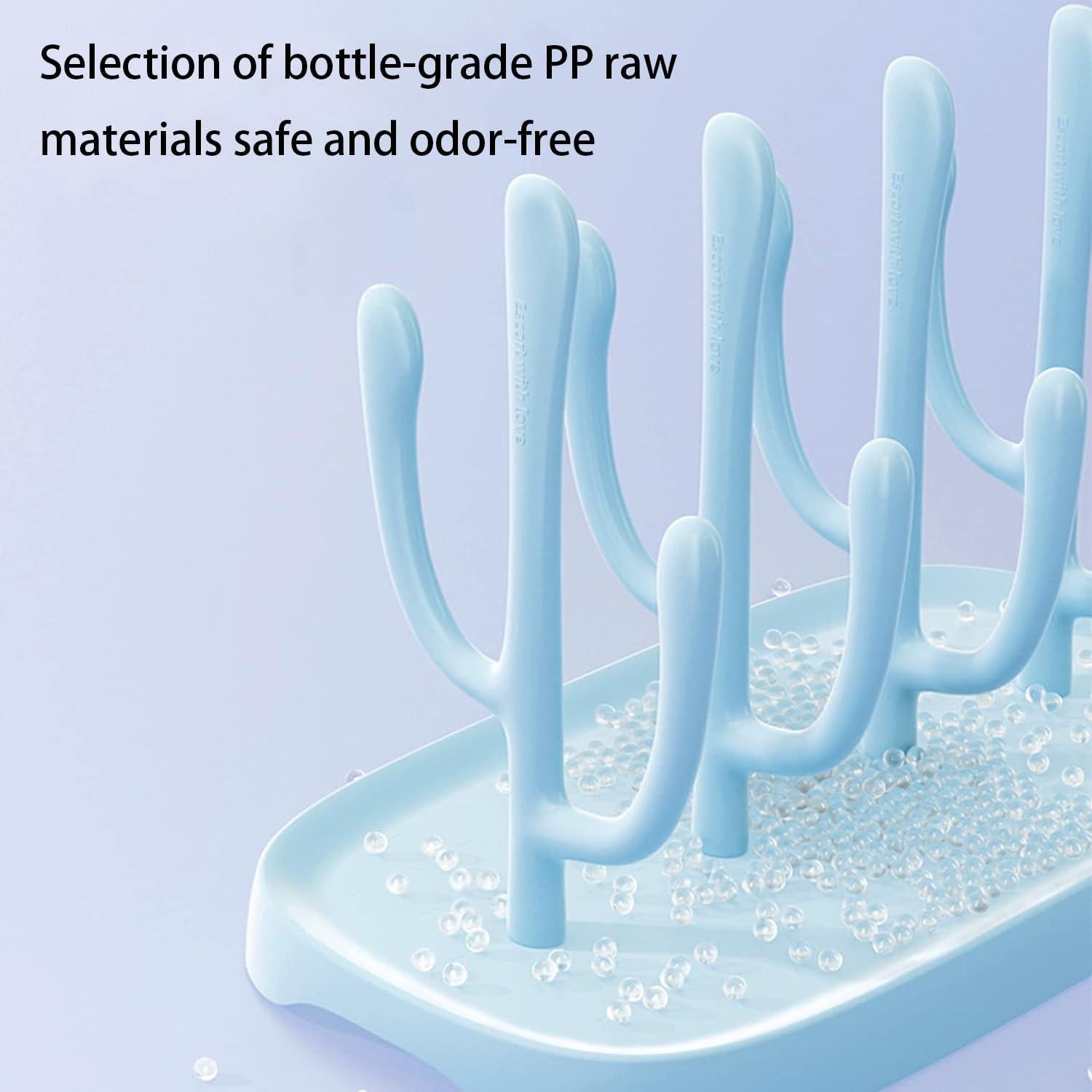 Soporte para Secado de Biberones YilulvDeng Azul