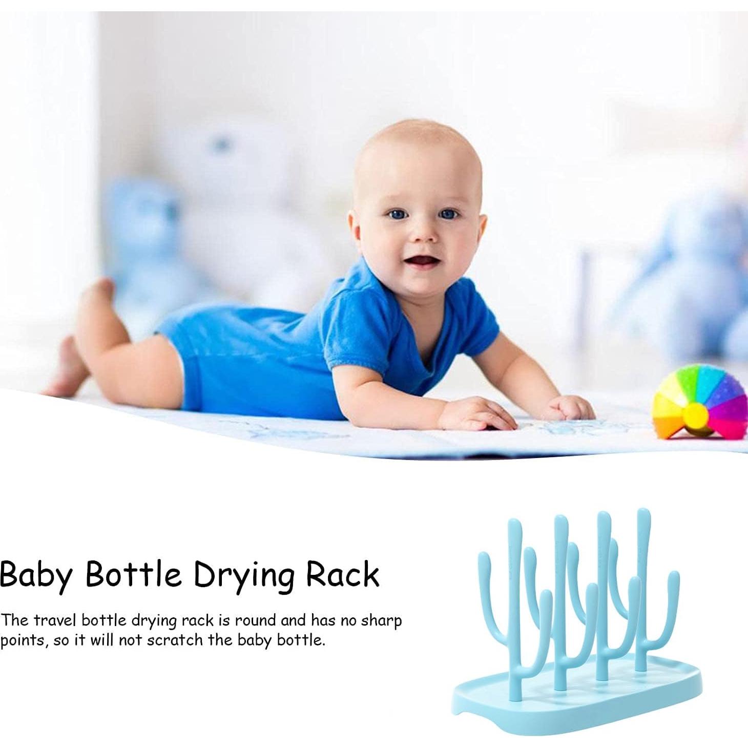 Soporte para Secado de Biberones YilulvDeng Azul