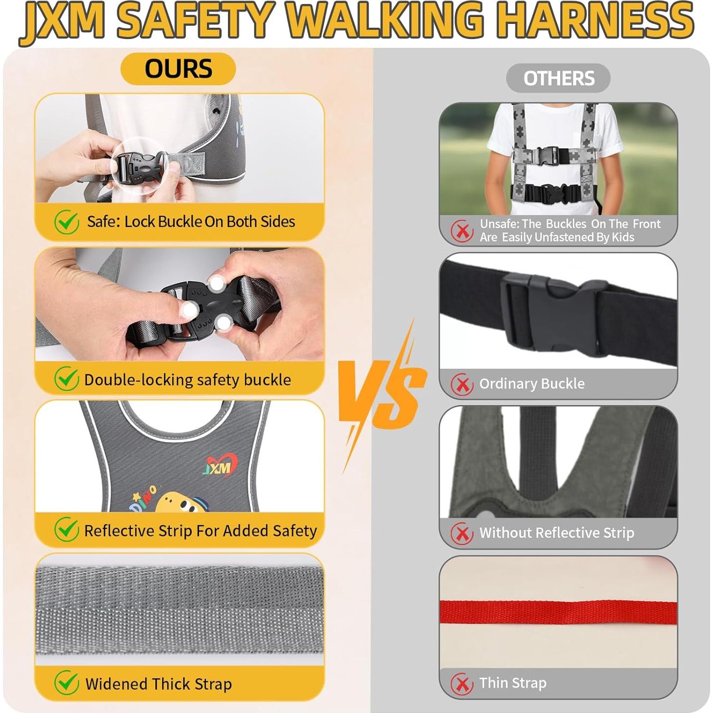 Arnés de Seguridad para Niños con Autismo JXM 12540 - Ajustable