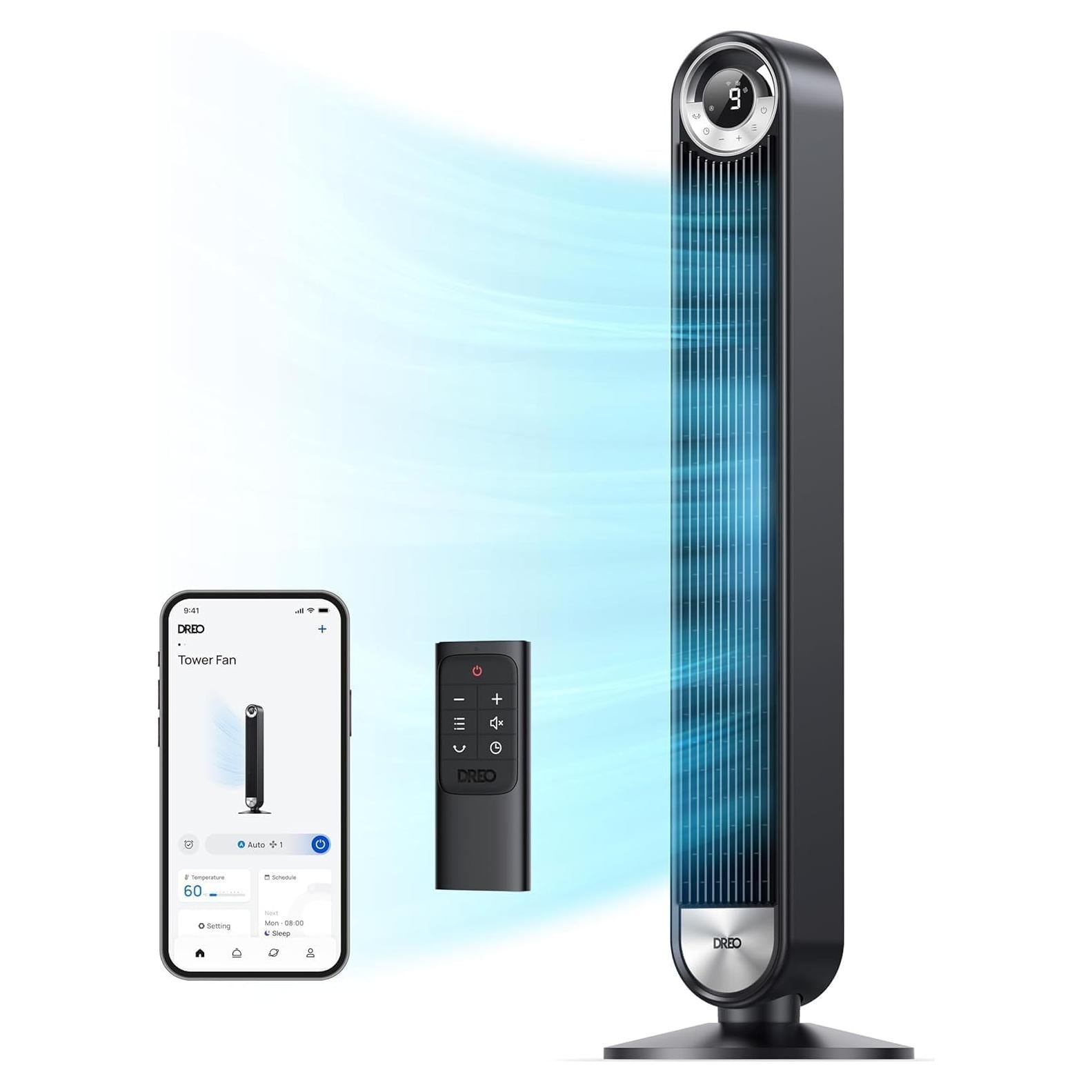 Ventilador de Torre Dreo Cruiser Pro T2S 106,68 cm Oscilante