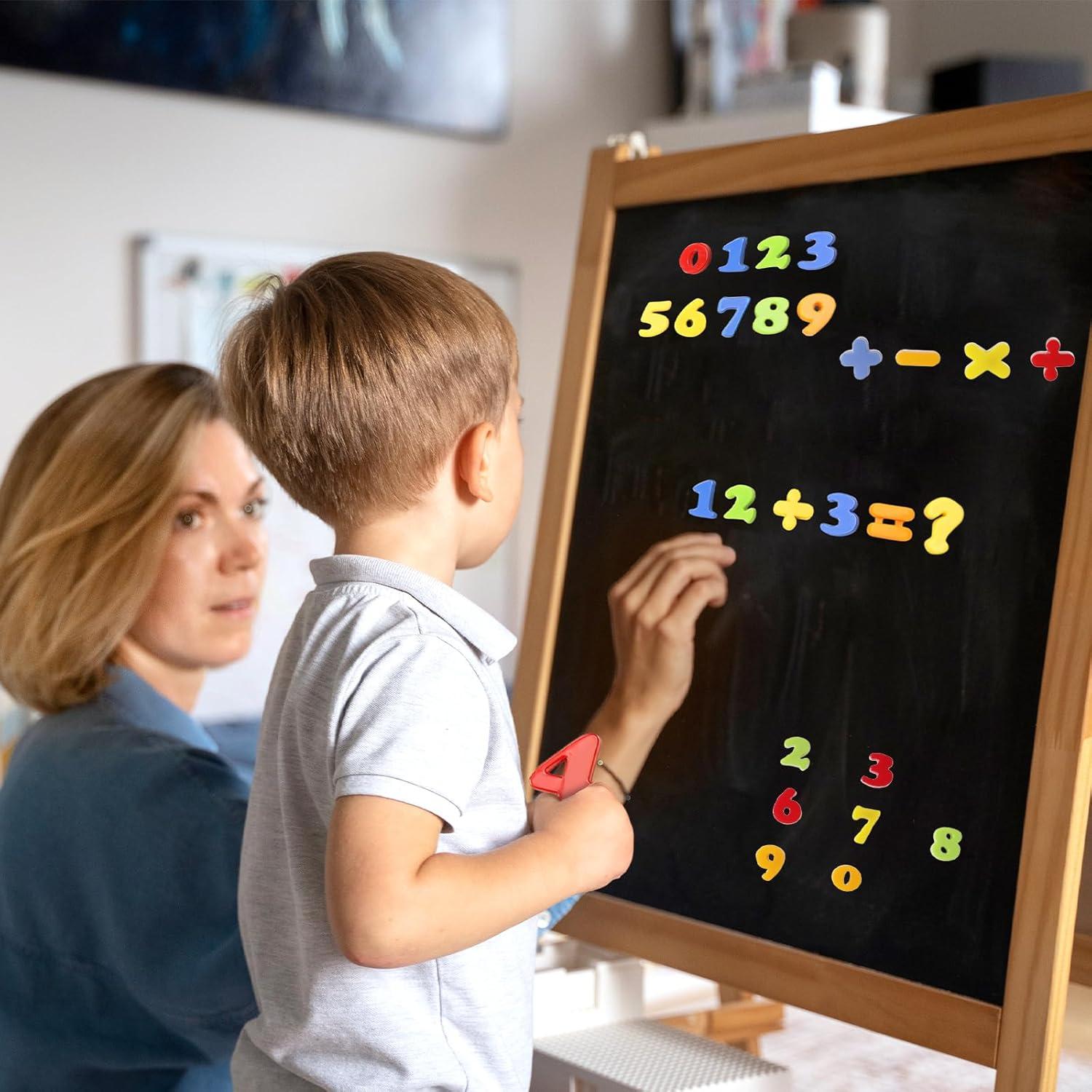 LovesTown 104 Piezas Letras y Números Magnéticos para Niños