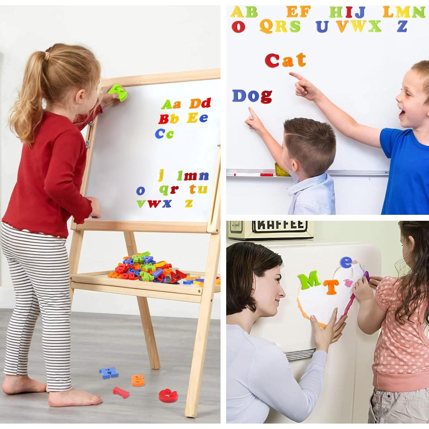 LovesTown 104 Piezas Letras y Números Magnéticos para Niños