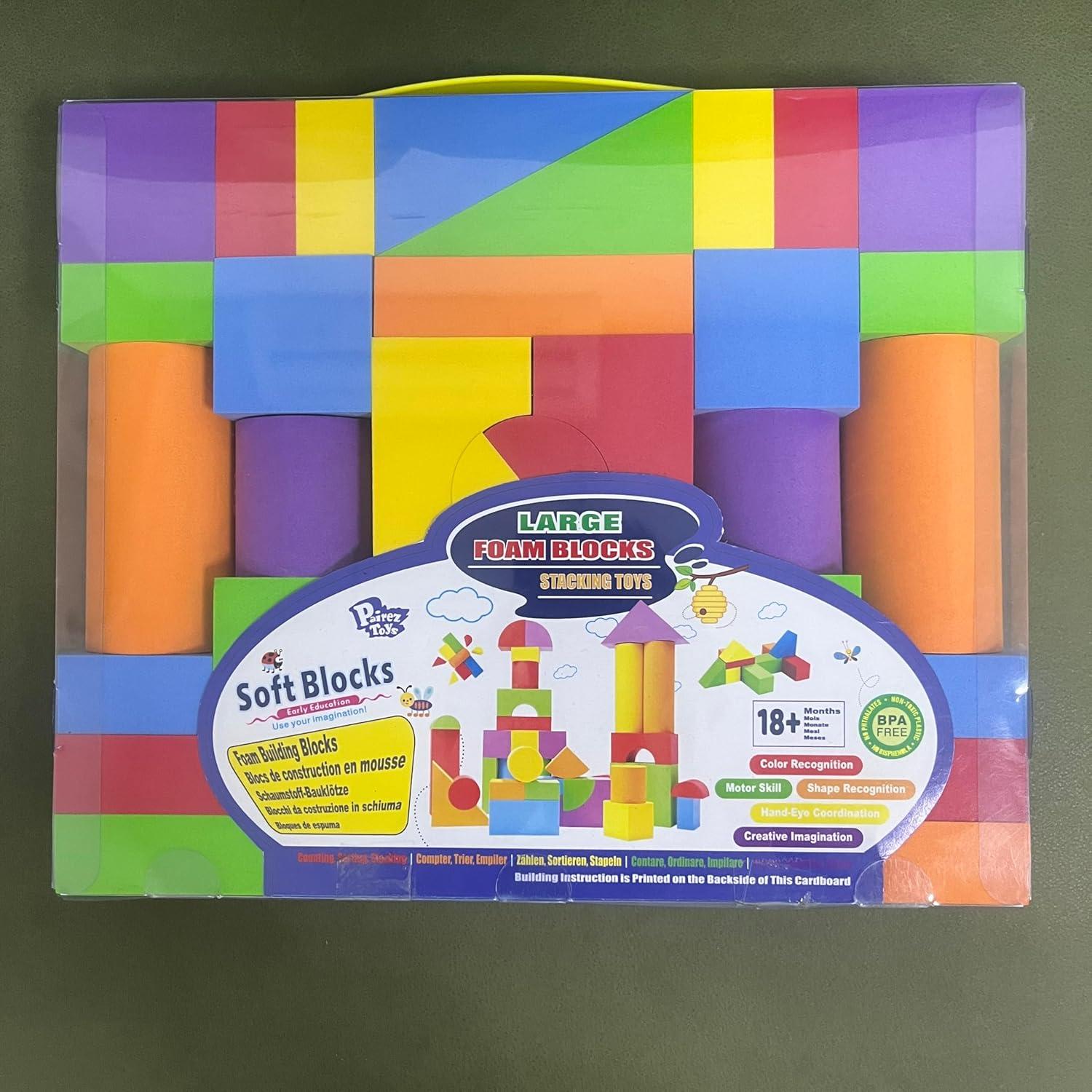 Bloques de Construcción de Espuma Pairez Toys 36 Piezas 30x25x5cm