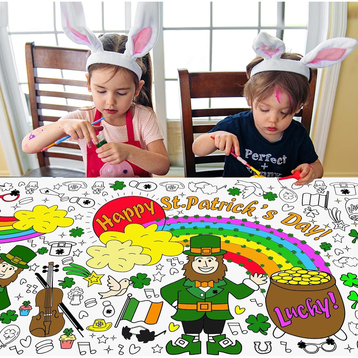 Póster de Colorear Gigante OHOME 182.9x76.2cm San Patricio