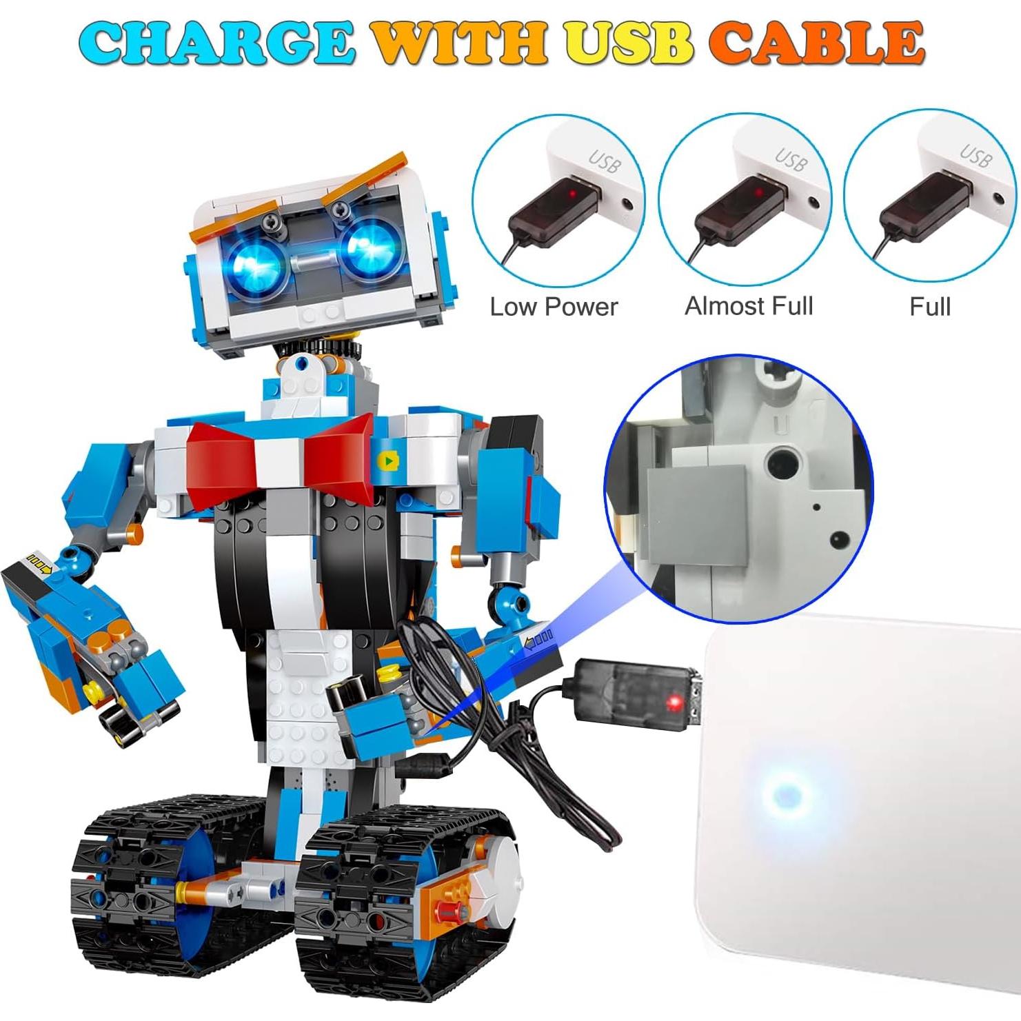 Kit de Robot Educativo OKK 635 Piezas Control Remoto APP