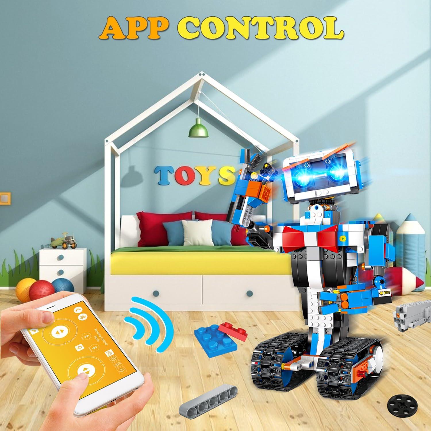 Kit de Robot Educativo OKK 635 Piezas Control Remoto APP