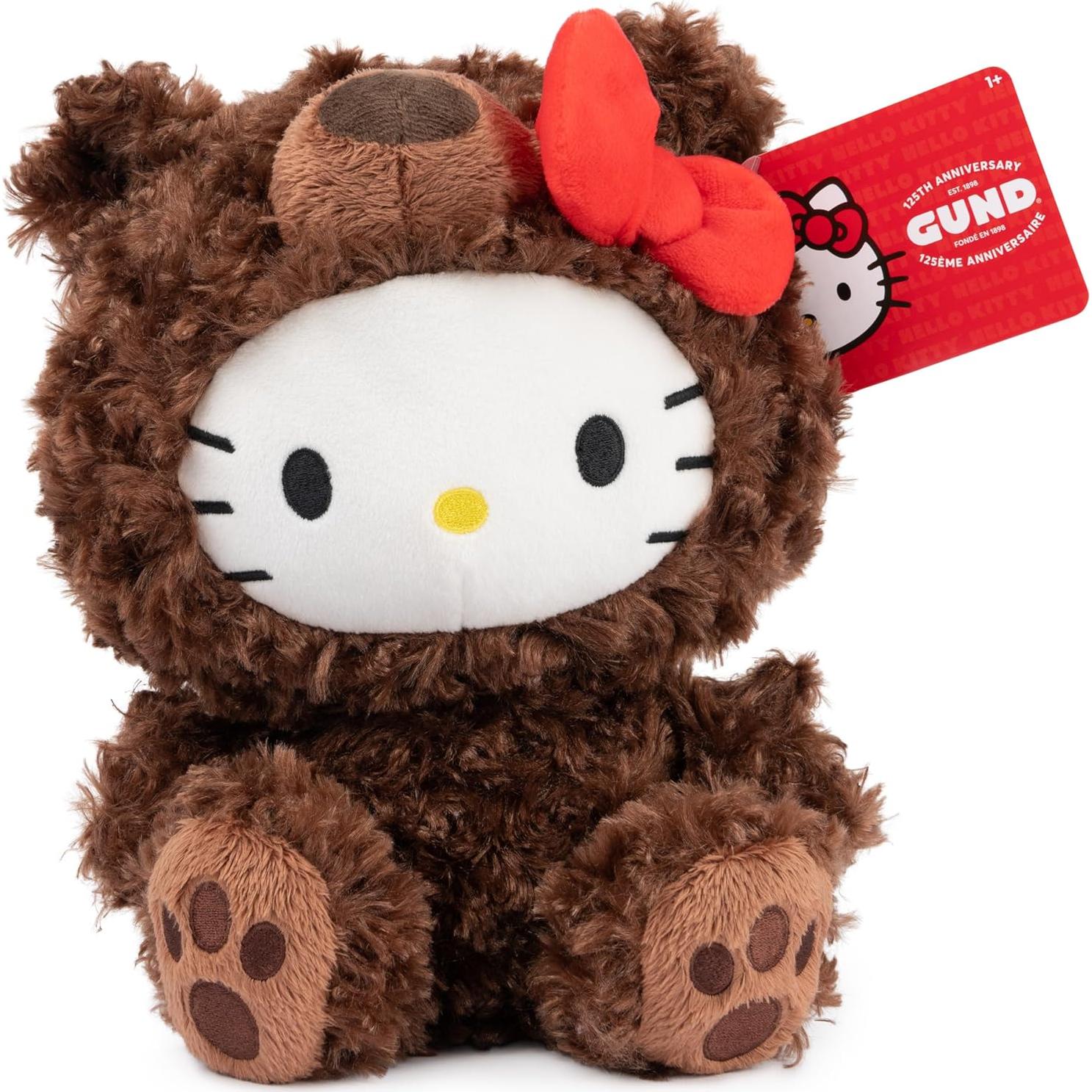 Peluche GUND Hello Kitty Philbin 25.4 cm Marrón