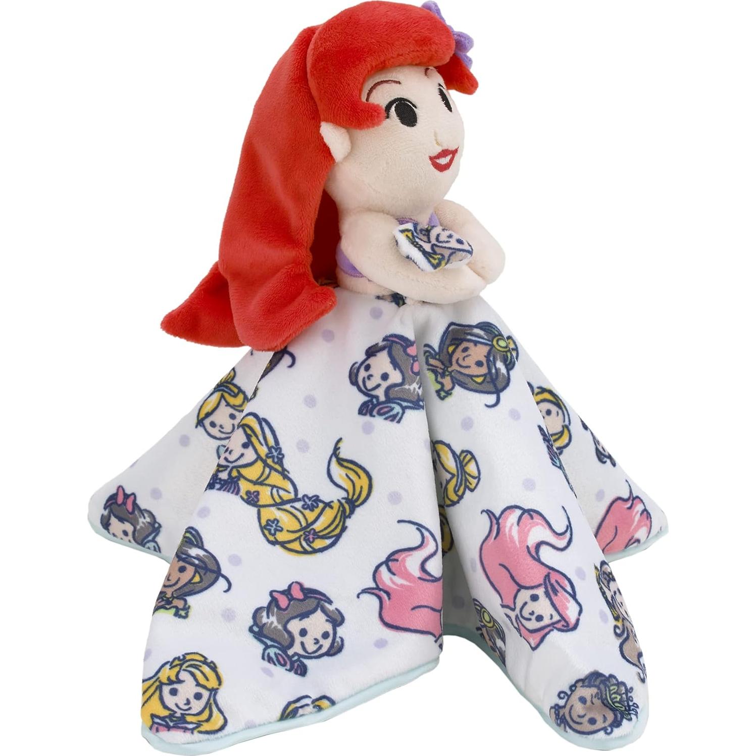 Manta de Seguridad Lovey Disney Ariel y Princesa 35.56 cm