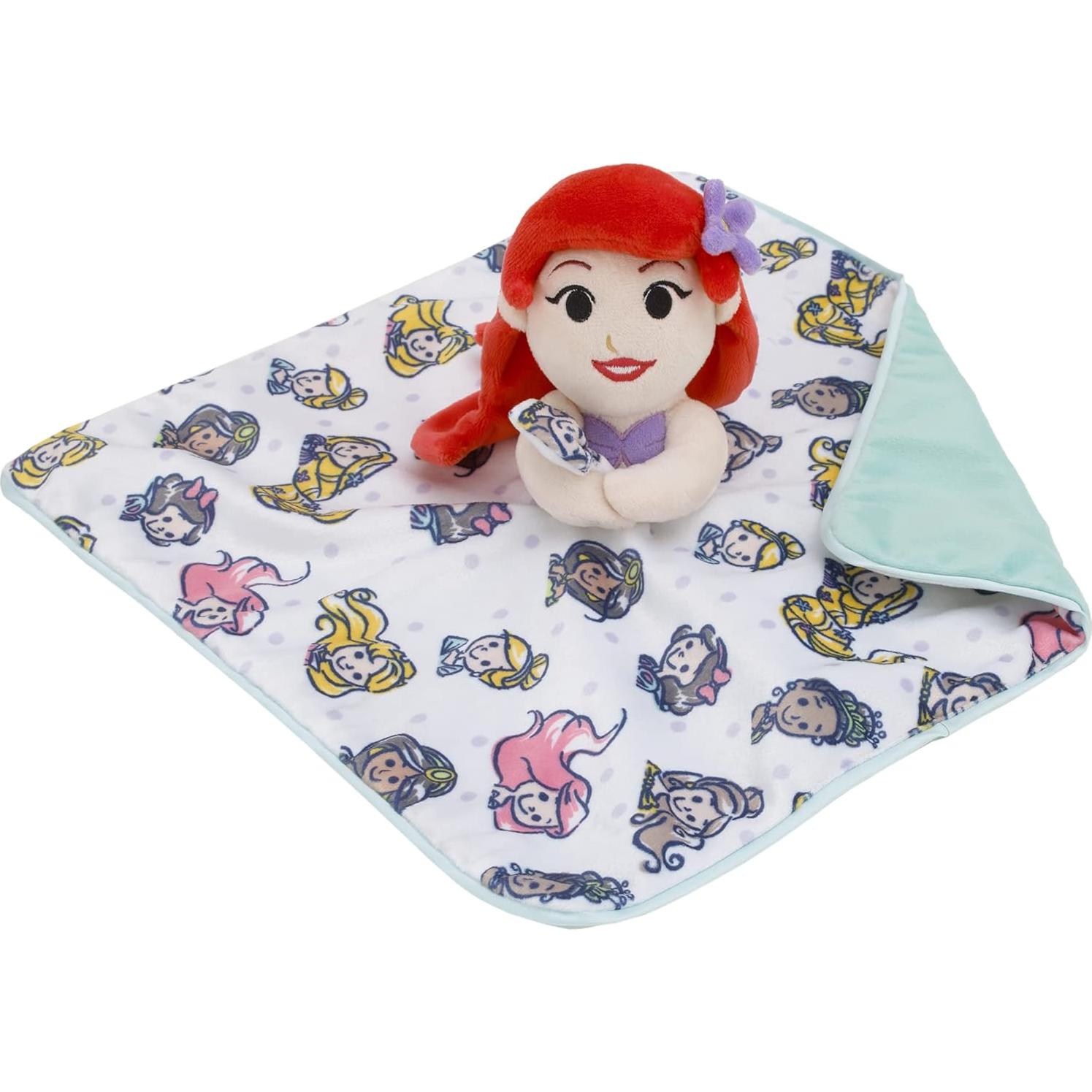 Manta de Seguridad Lovey Disney Ariel y Princesa 35.56 cm