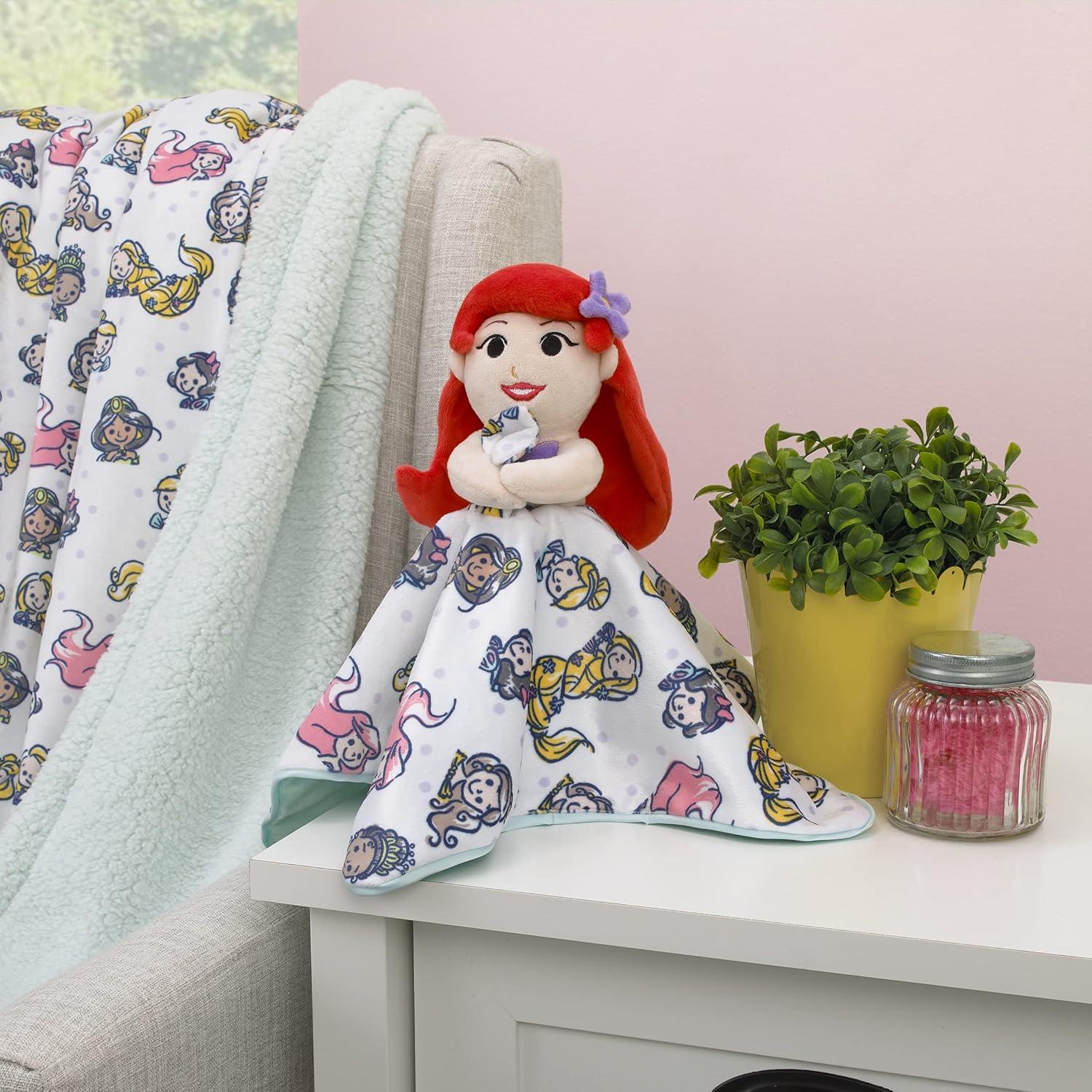 Manta de Seguridad Lovey Disney Ariel y Princesa 35.56 cm
