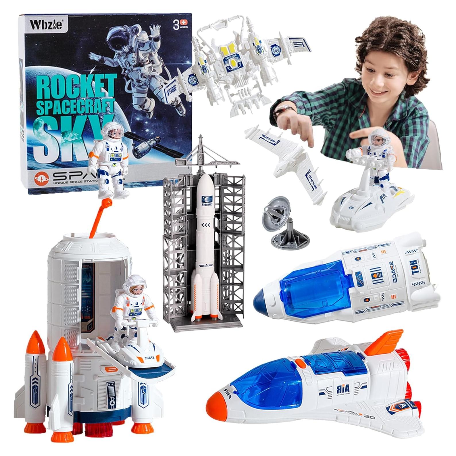 Juguete de Cohete Espacial Wbzle para Niños 3-12 Años
