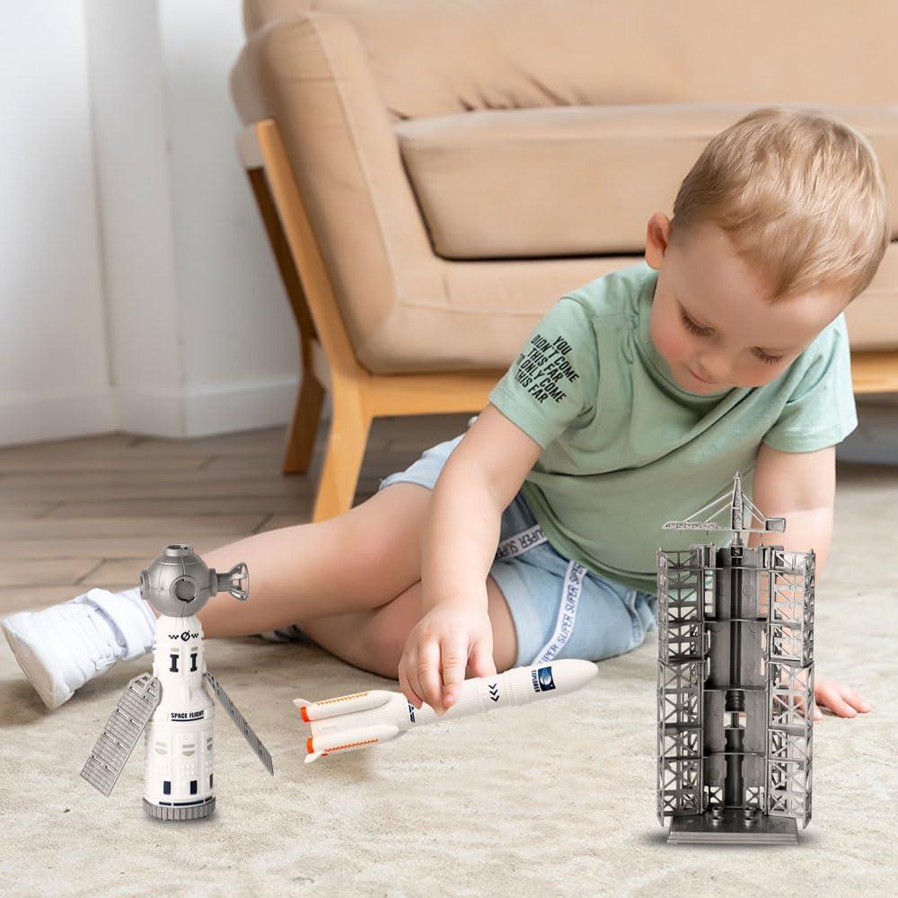 Juguete de Cohete Espacial Wbzle para Niños 3-12 Años