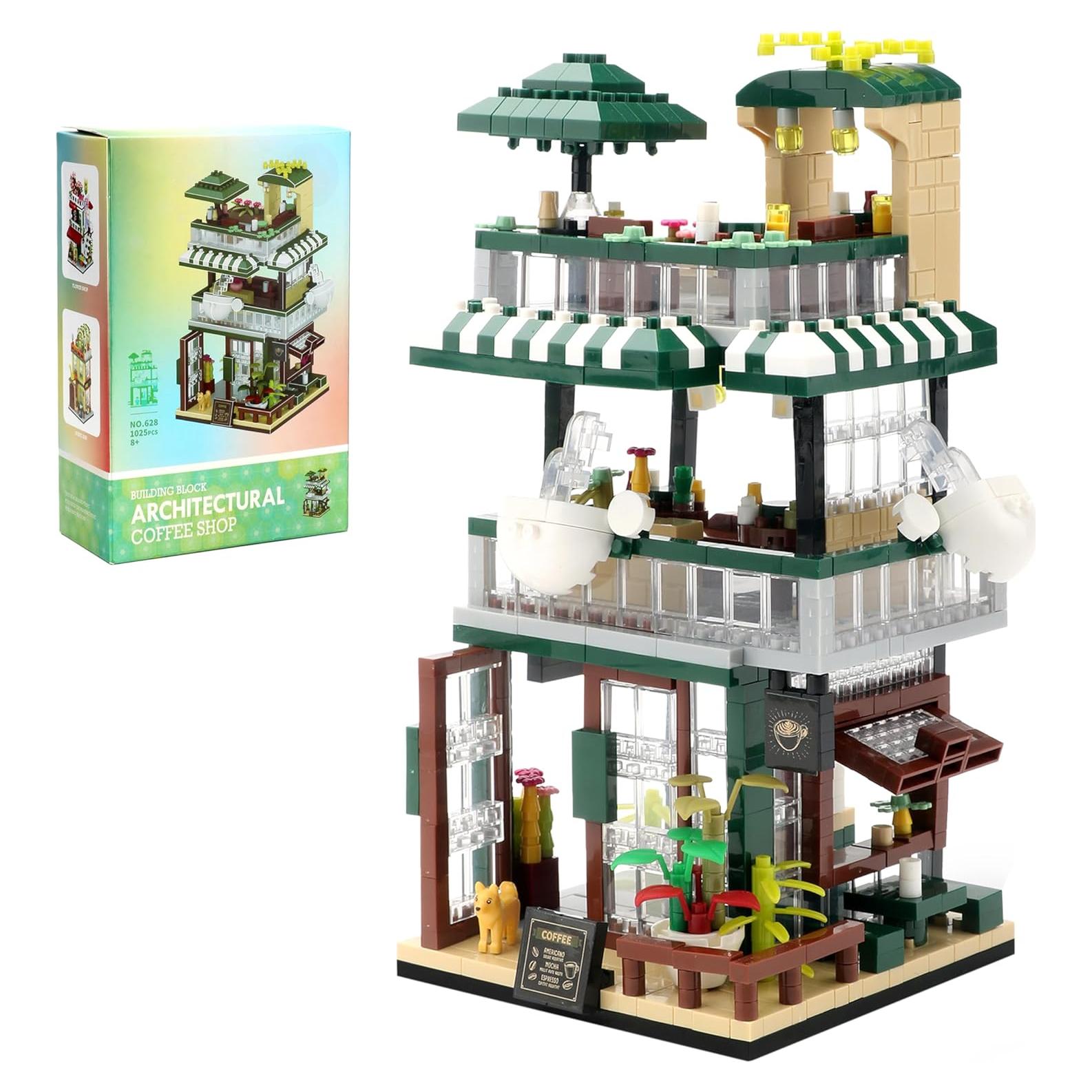 Bloques de Construcción Cafetería KLMEi 1025 Piezas Educativo